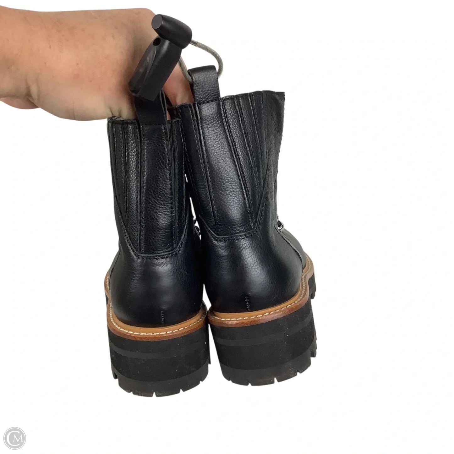 Boots Ankle Heels By Marc Fisher In Black, Size: 6.5