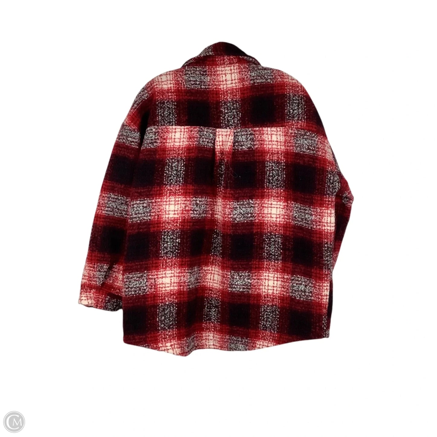 Coat Wool By Clothes Mentor In Plaid Pattern, Size: 0