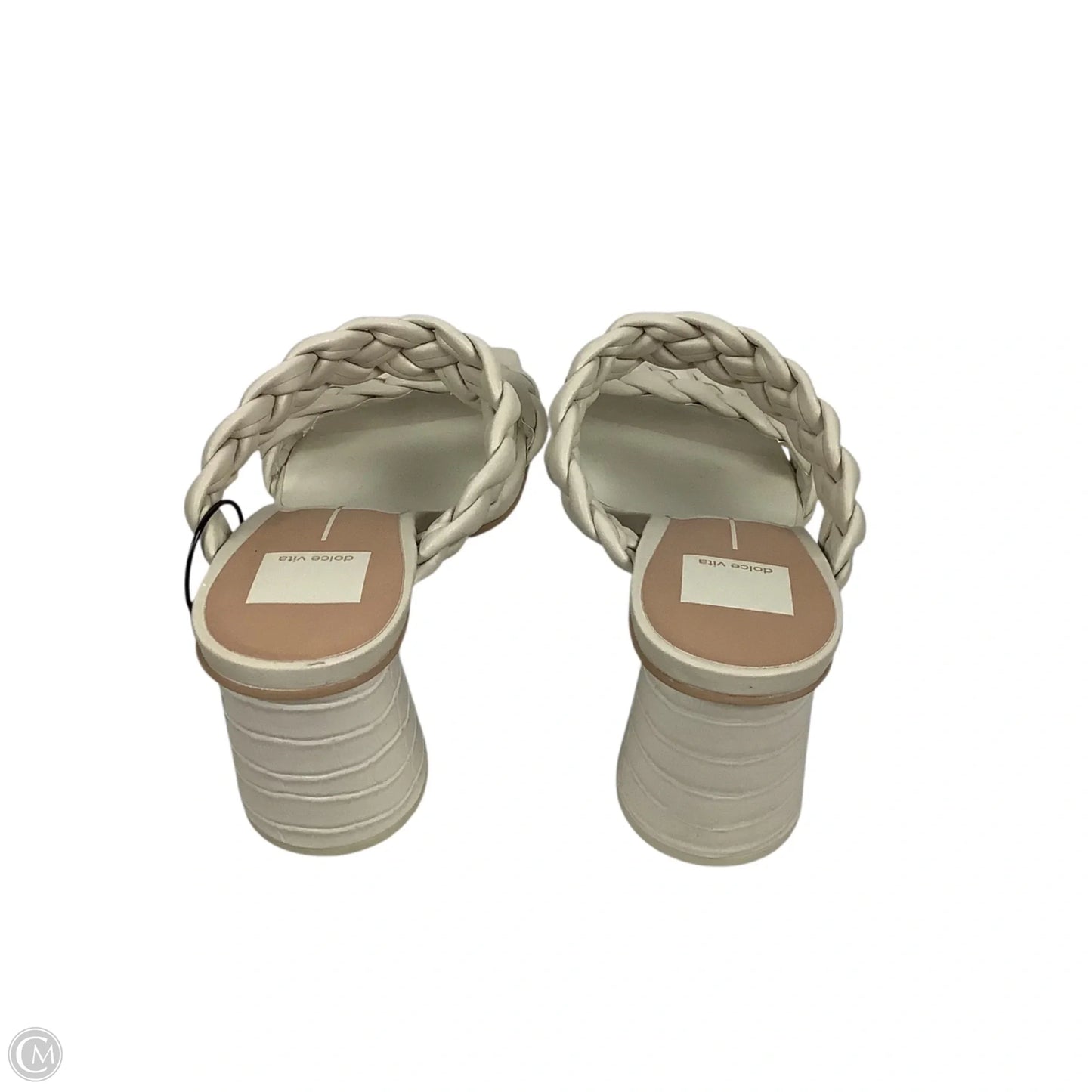 Sandals Heels Block By Dolce Vita In Cream, Size: 9