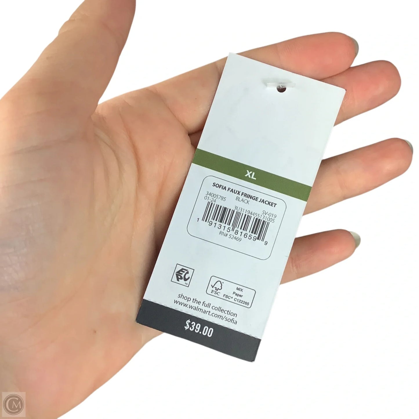 Jacket Leather By Sofia By Sofia Vergara In Black, Size: Xl