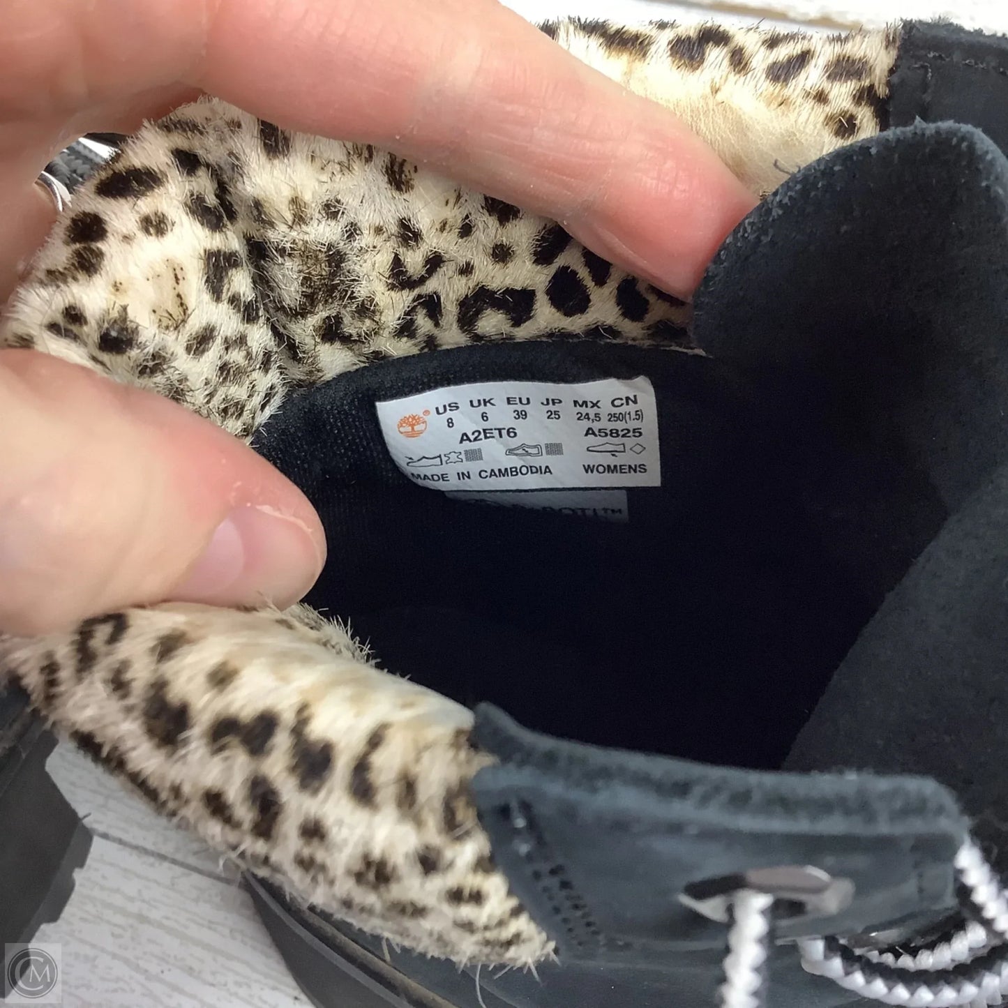 Boots Ankle Heels By Timberland In Black, Size: 8