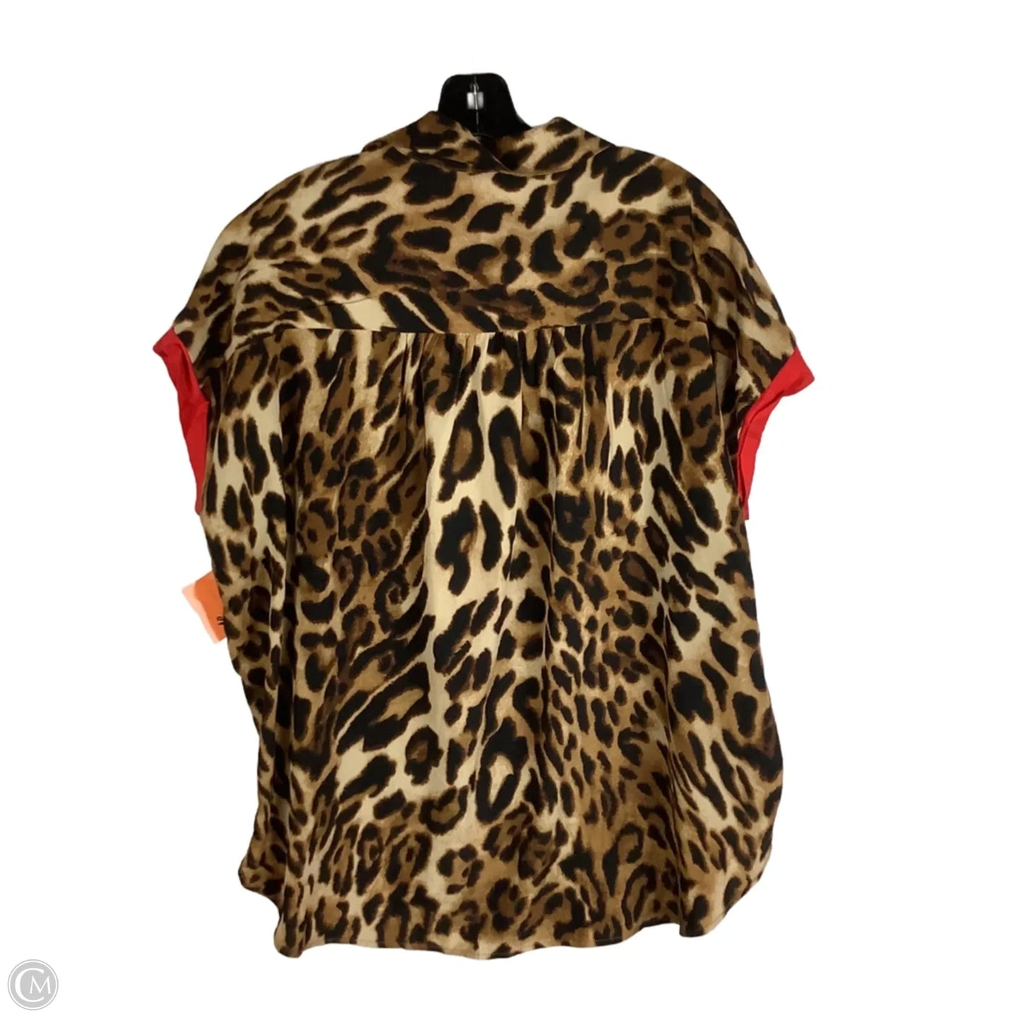 Top Short Sleeve By Jodifl In Animal Print, Size: M