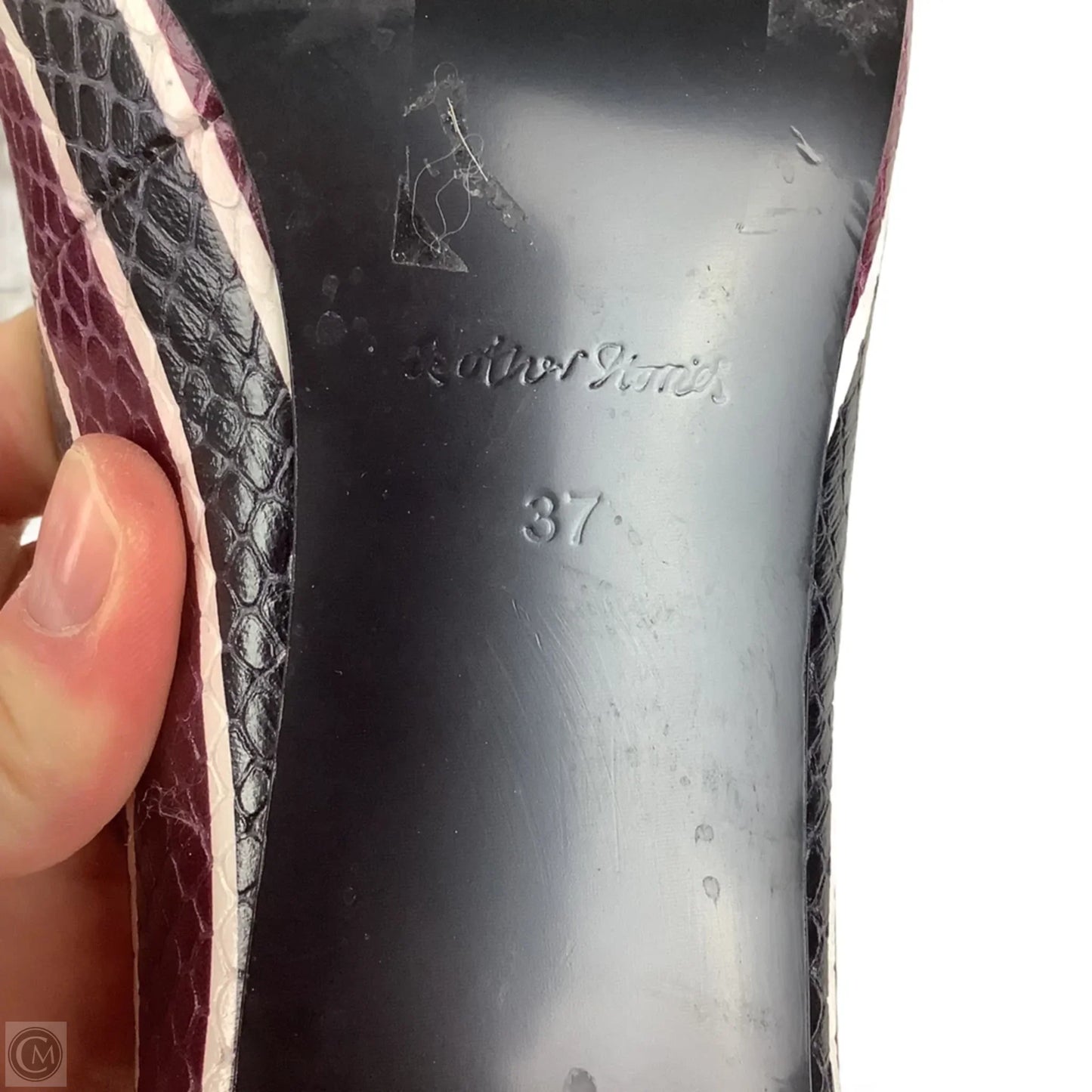 Shoes Heels Stiletto By Cmc In Striped Pattern, Size: 37