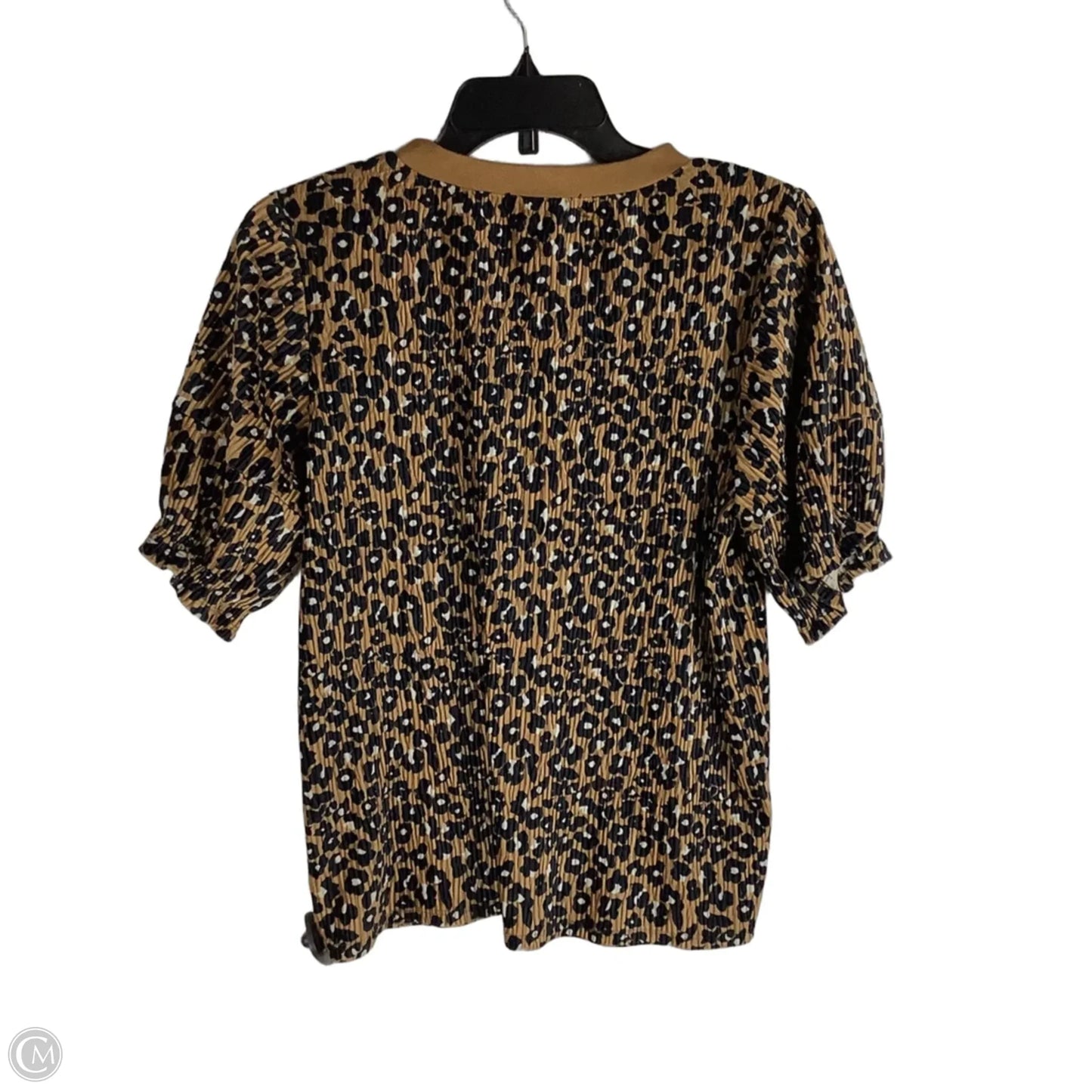Top Short Sleeve By Thml In Animal Print, Size: S