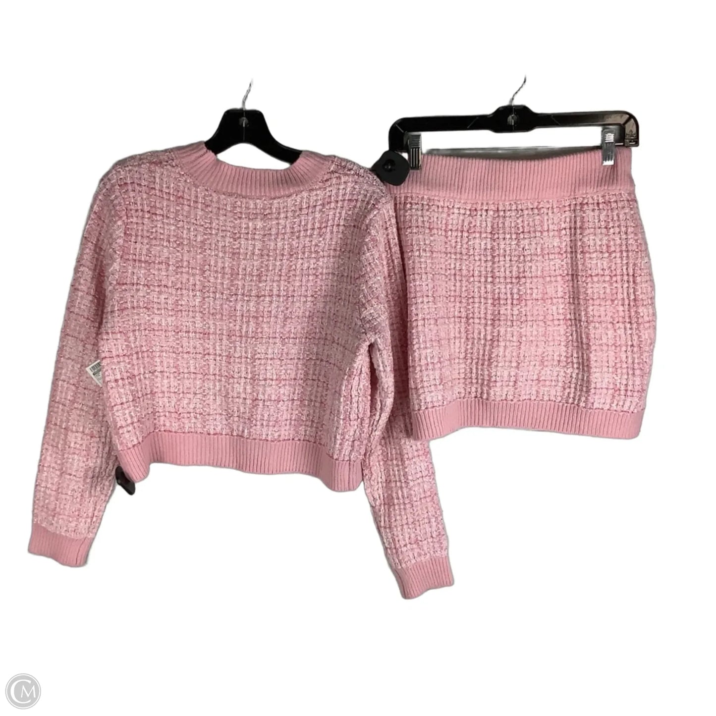 Skirt Set 2pc By Francesca’s In Pink, Size: S