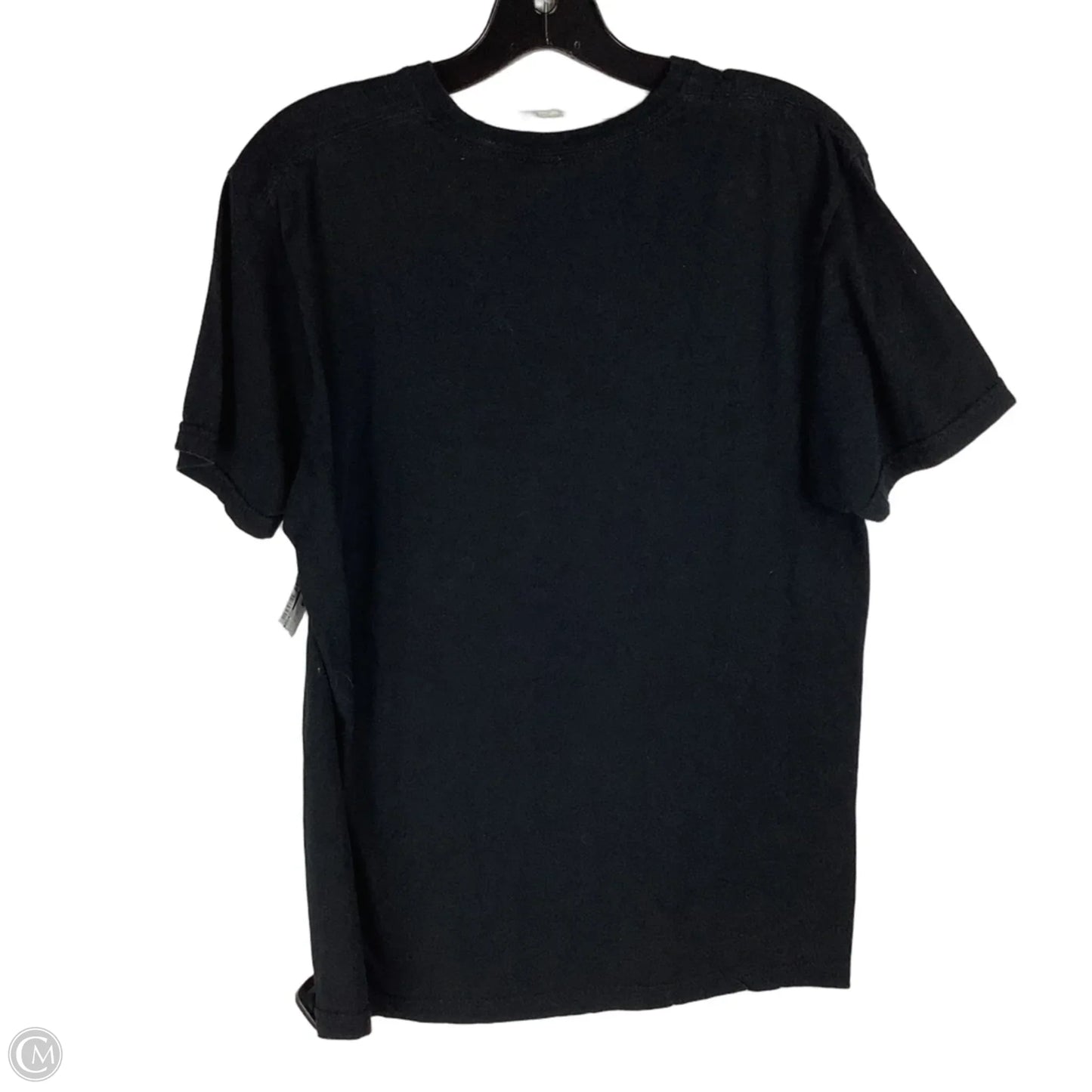 Top Short Sleeve Basic By Disney In Black, Size: L