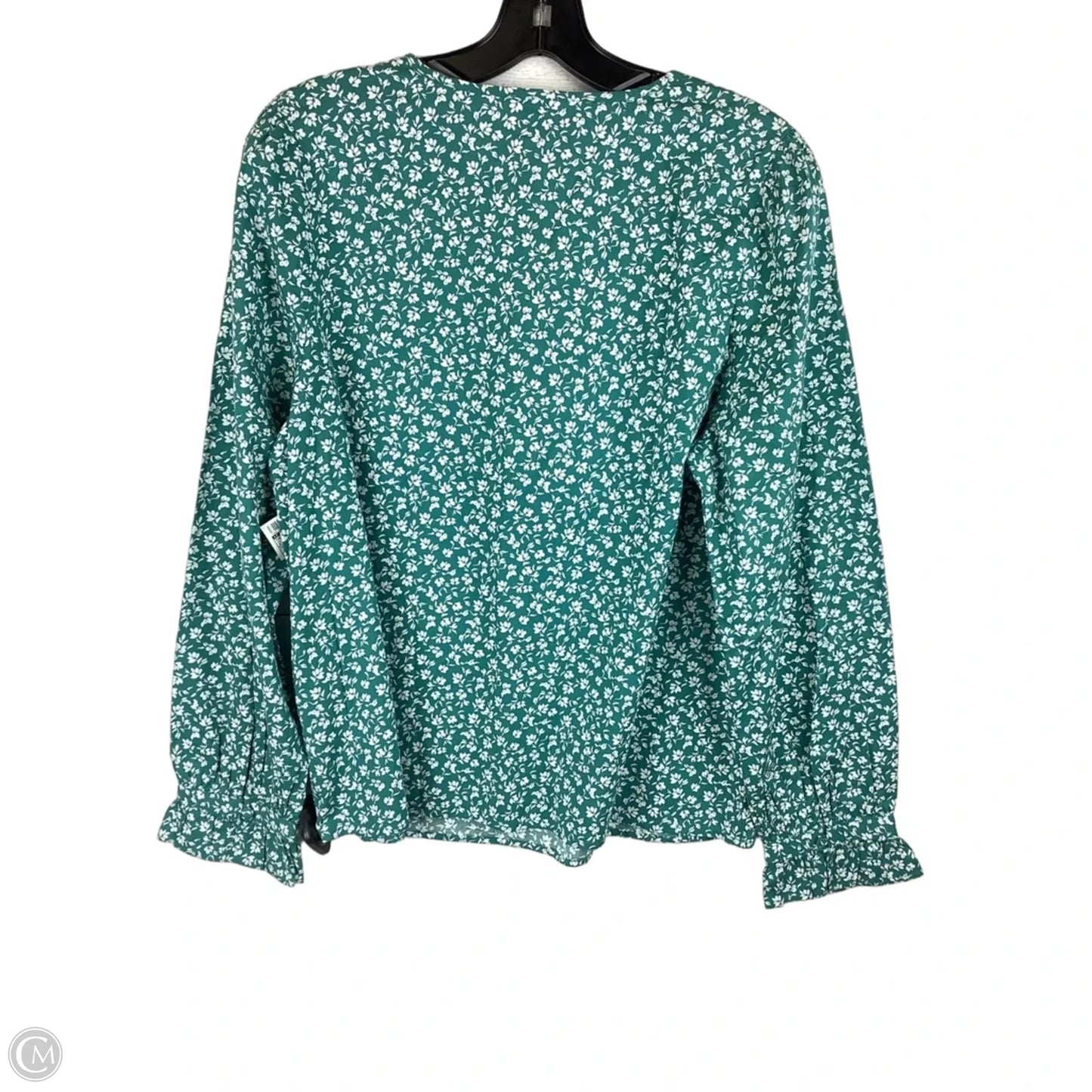 Top Long Sleeve By J. Crew In Floral Print, Size: M