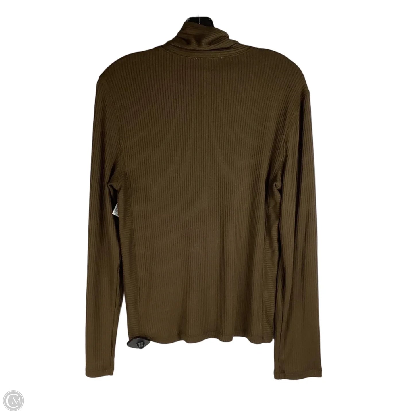 Top Long Sleeve By Madewell In Brown, Size: L