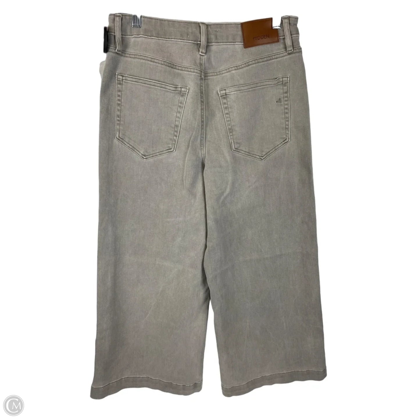 Jeans Wide Leg By Hidden In Grey Denim, Size: 6