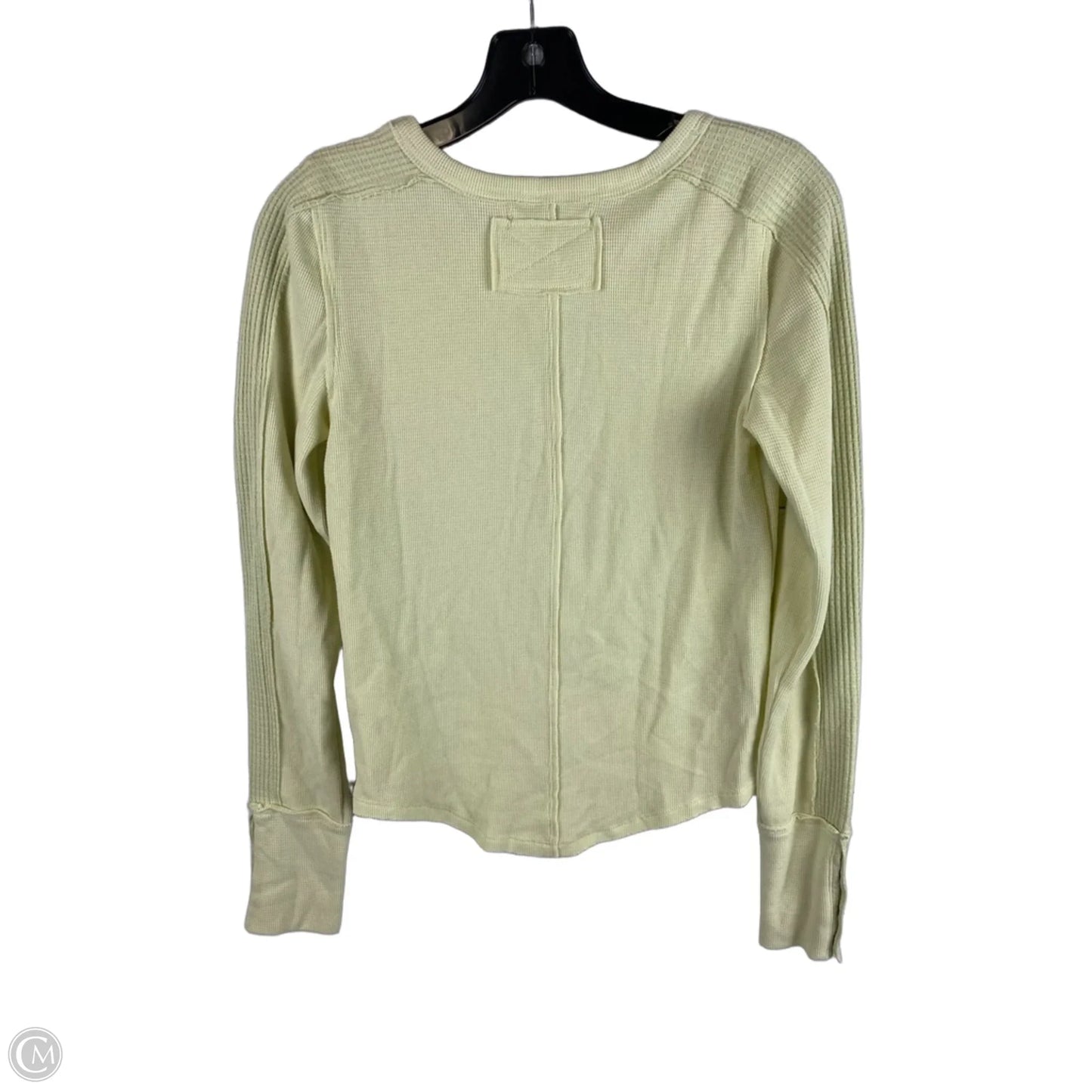 Top Long Sleeve By We The Free In Yellow, Size: S