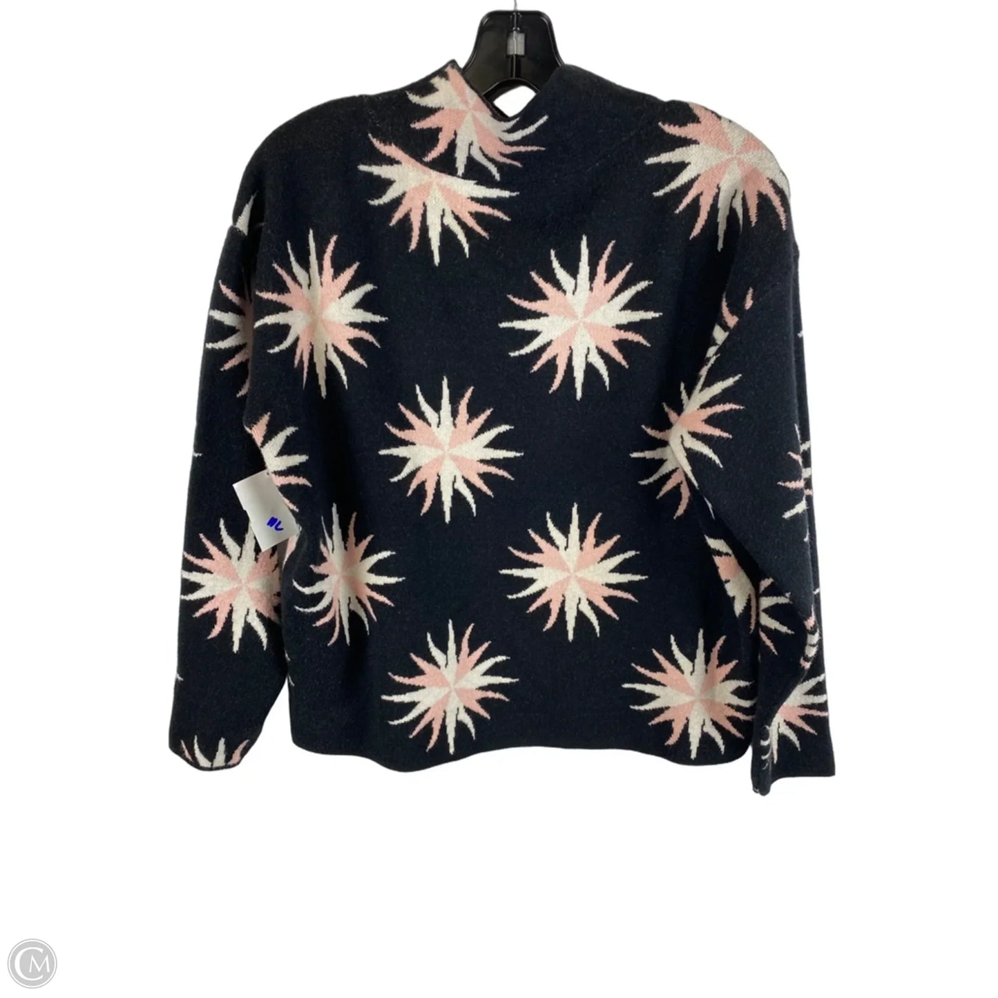 Sweater By Maeve In Black & Pink, Size: Xs