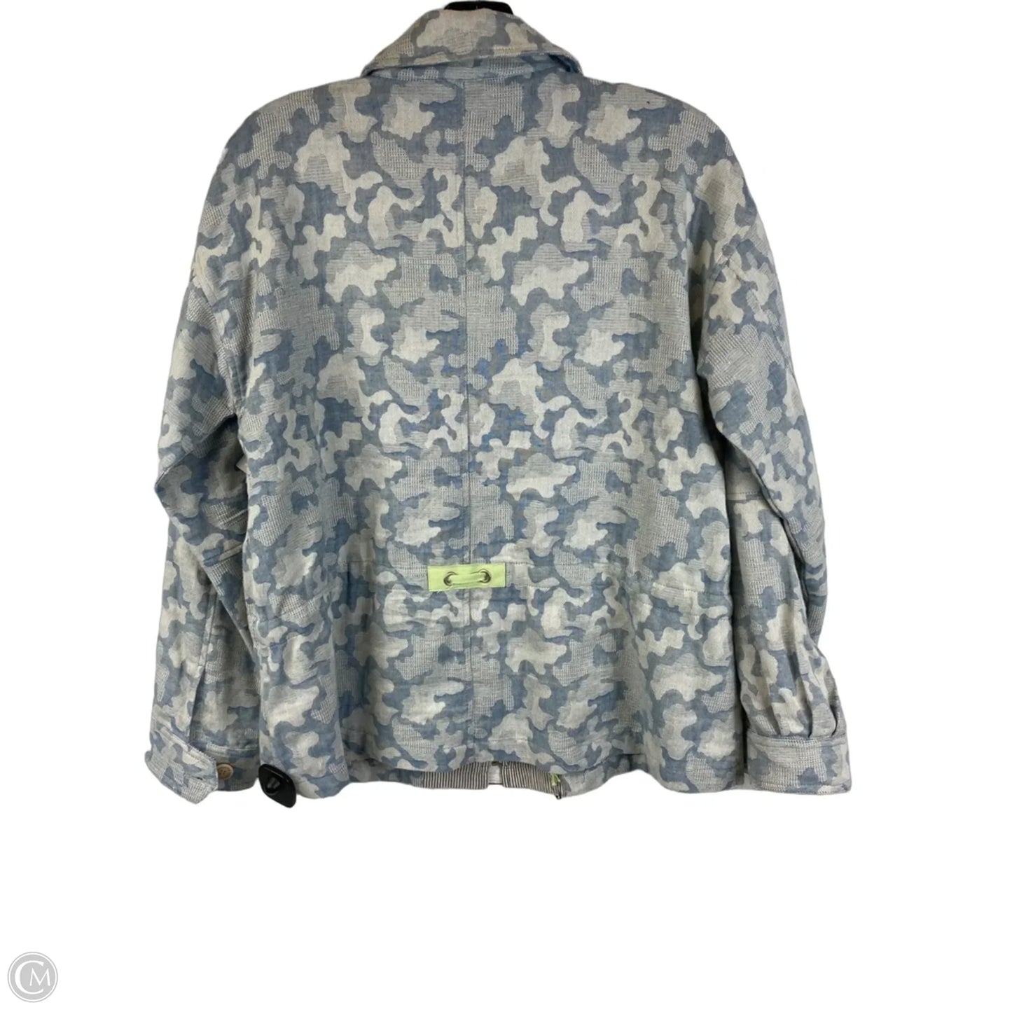Jacket Shirt By Mystree In Camouflage Print, Size: S