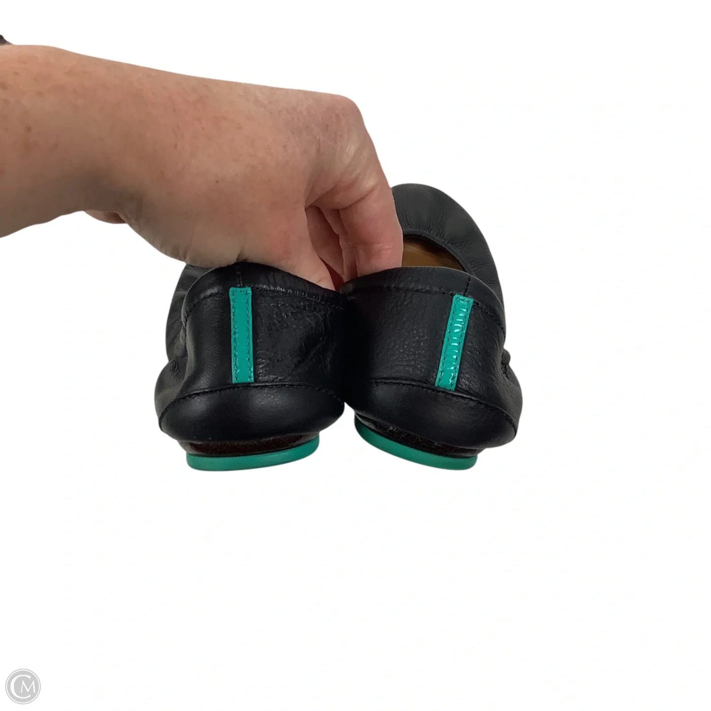 Shoes Designer By Tieks In Black, Size: 7