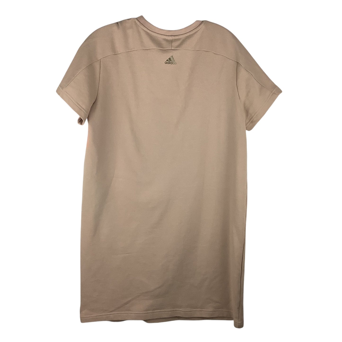Athletic Dress By Adidas In Tan, Size: L