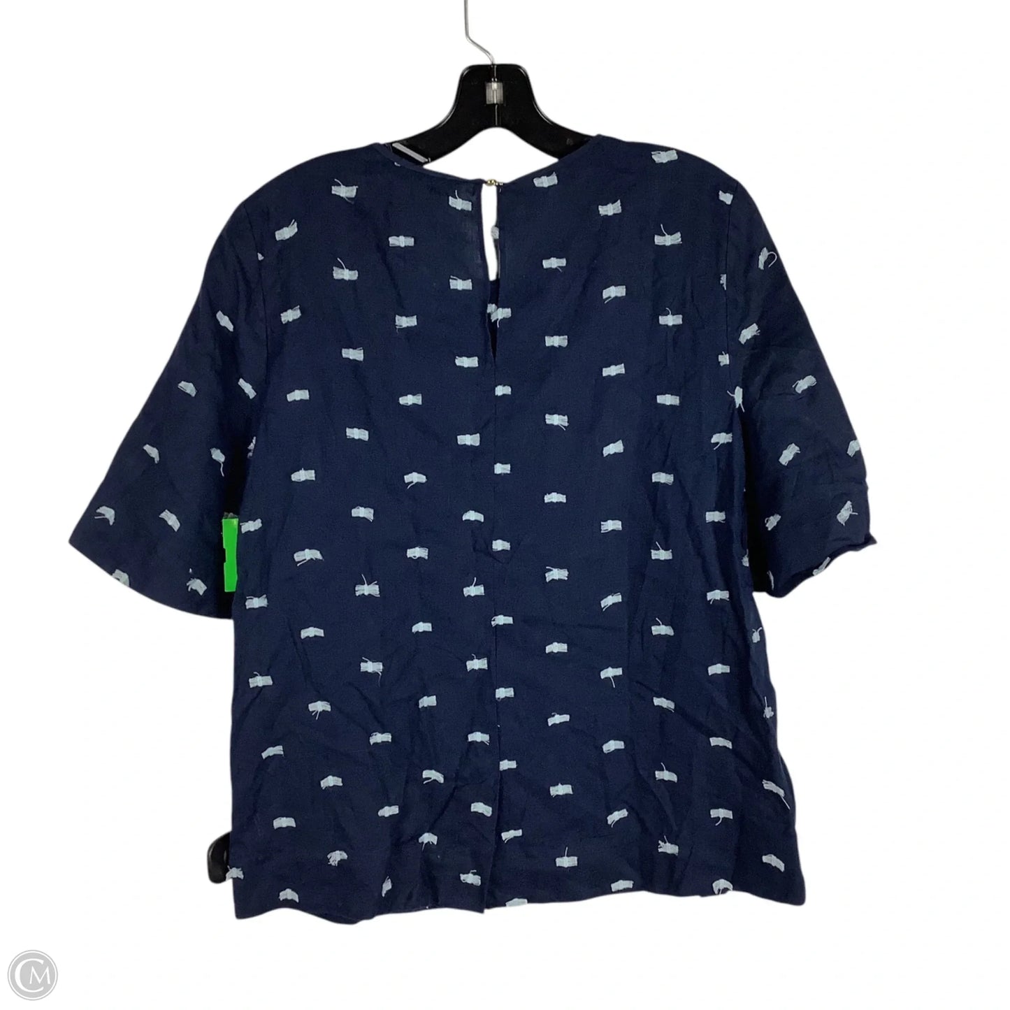 Top Short Sleeve By J. Crew In Navy, Size: 6