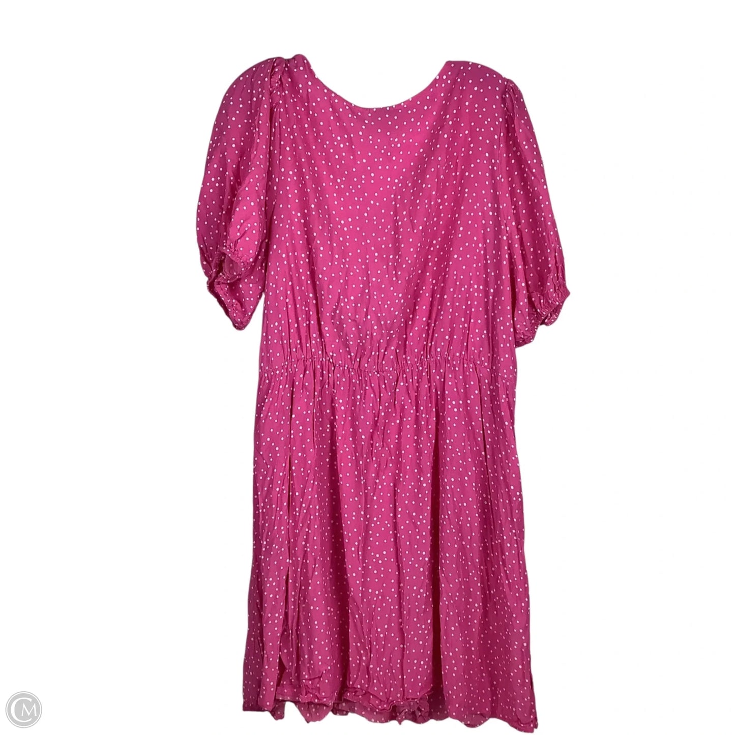 Dress Casual Midi By A New Day In Pink, Size: Xxl