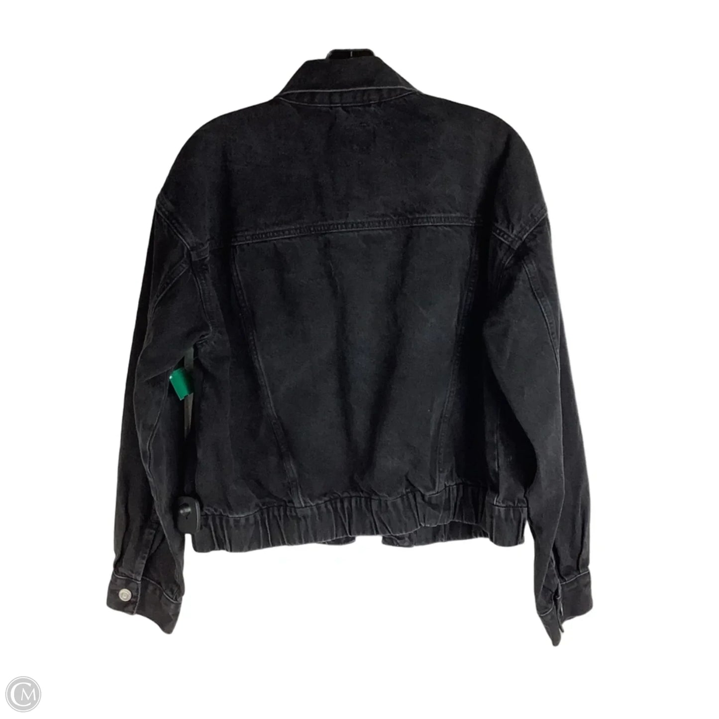 Jacket Denim By Gap In Black Denim, Size: M