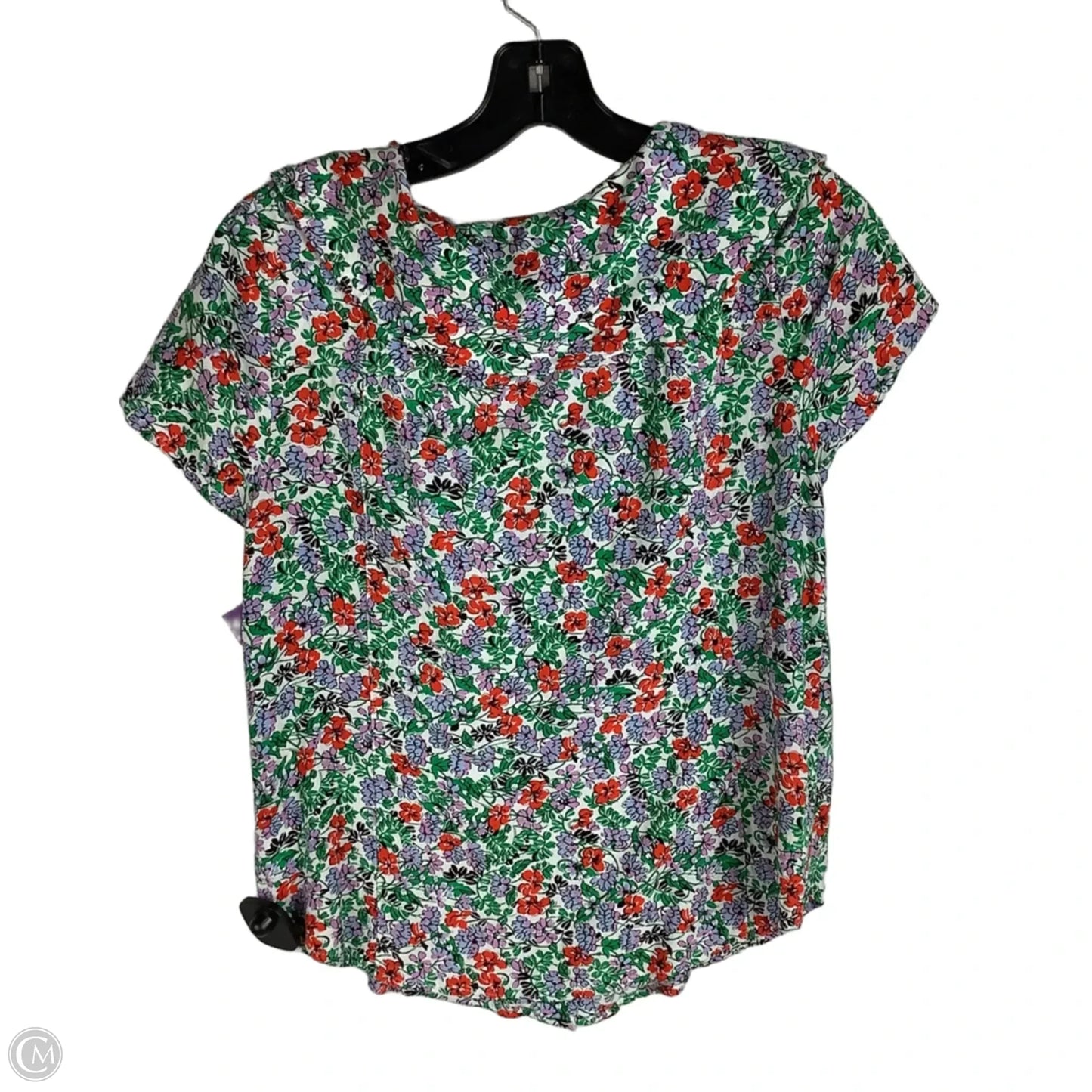 Top Short Sleeve By Maeve In Floral Print, Size: 8