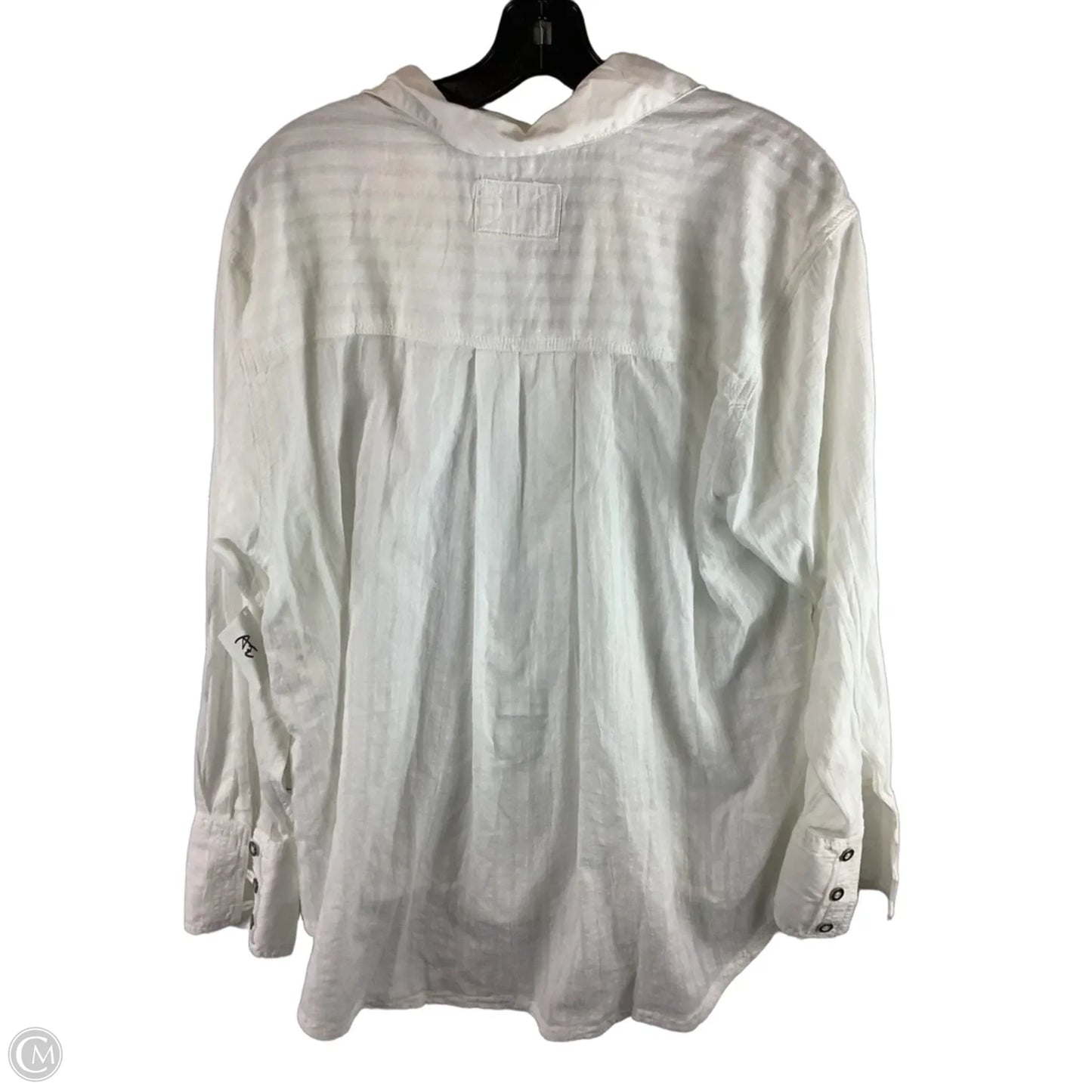 Top Long Sleeve By We The Free In White, Size: Xs (oversized)