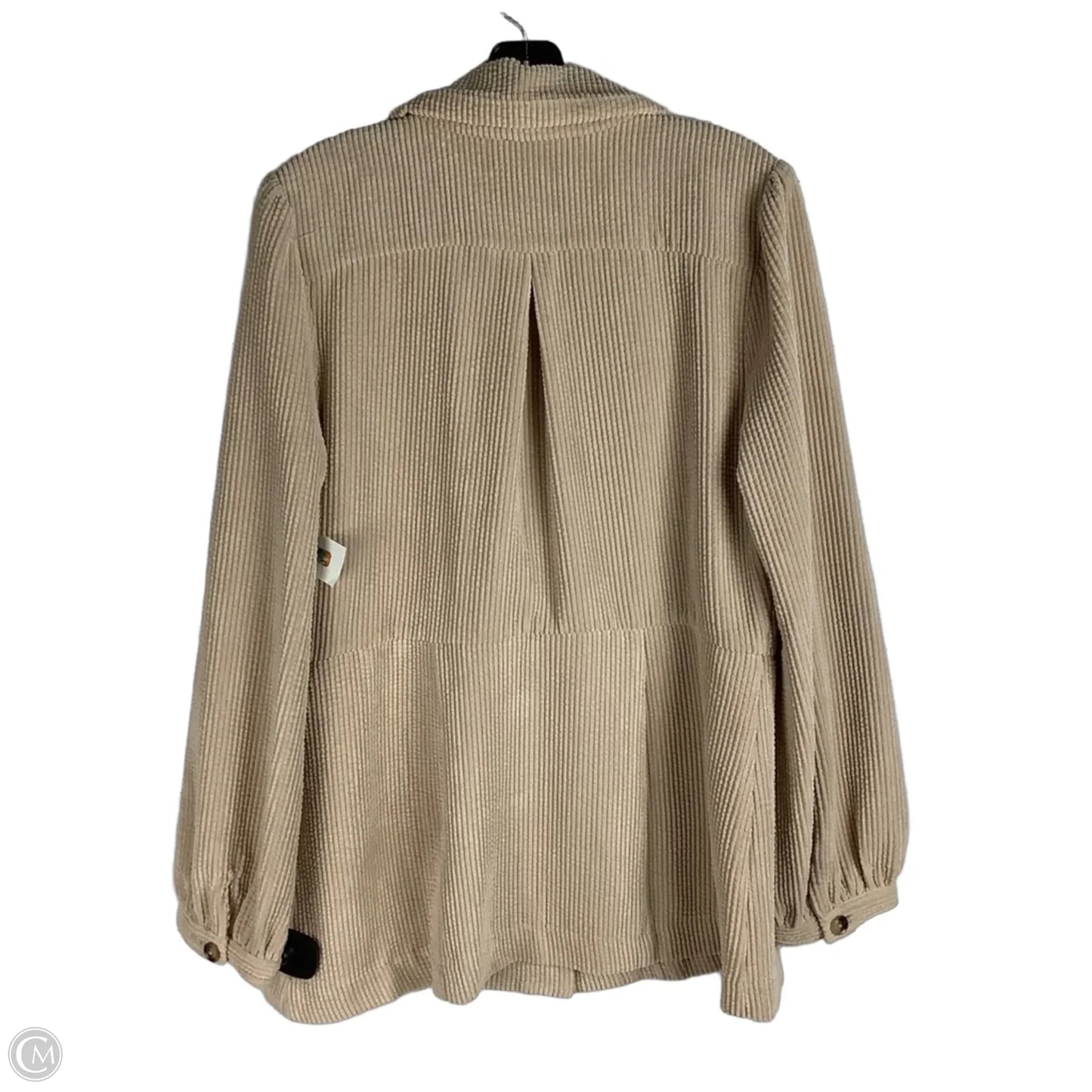 Jacket Other By Current Air In Beige, Size: L