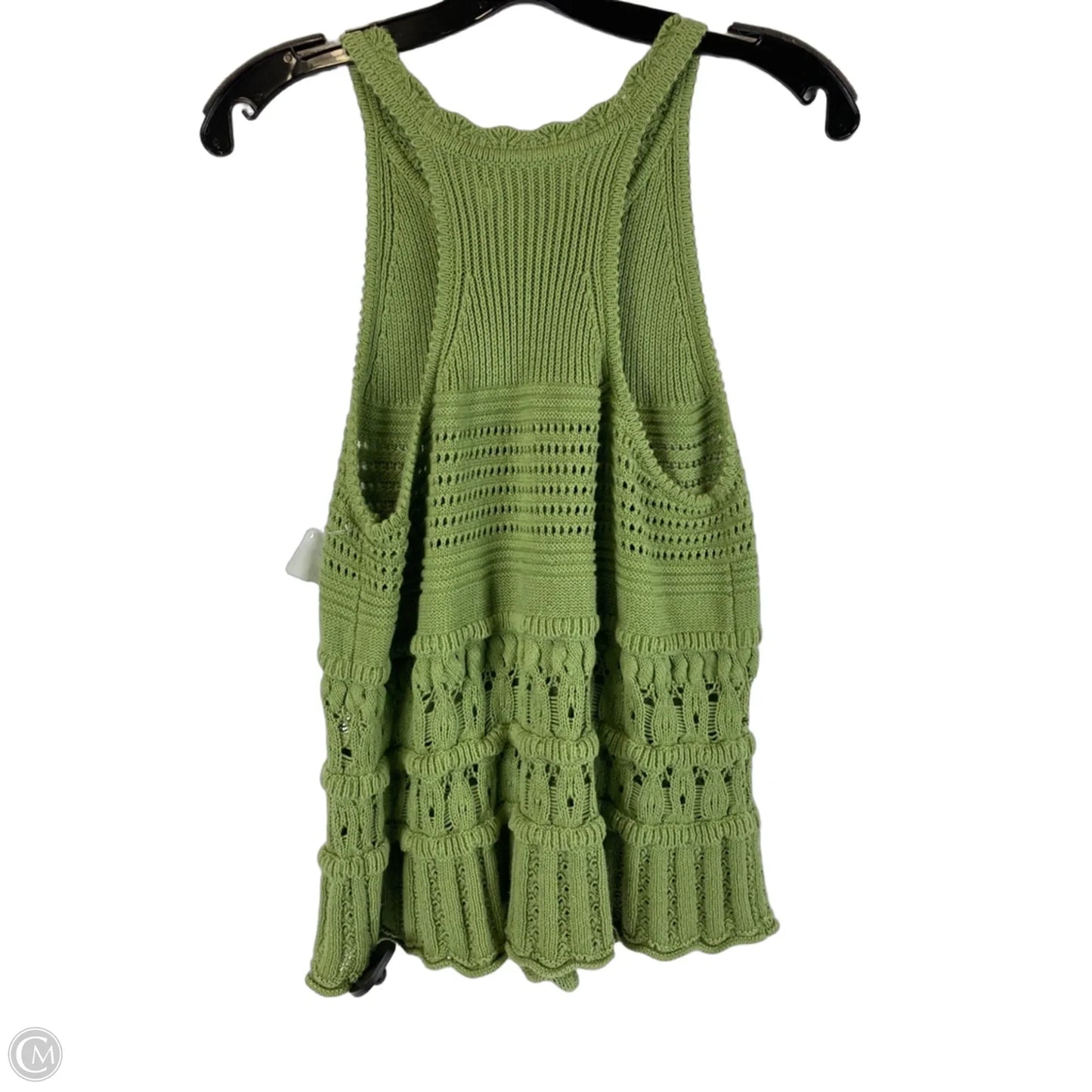 Top Sleeveless By Loft In Green, Size: M
