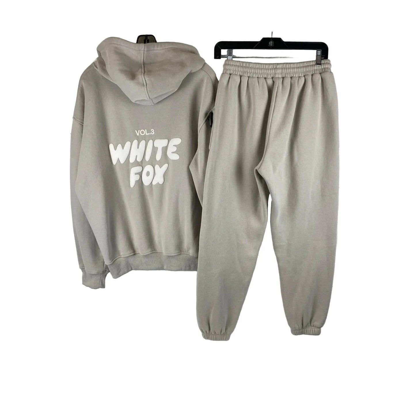 Athletic Pants 2pc By White Fox In Grey Top M/L Bottom S