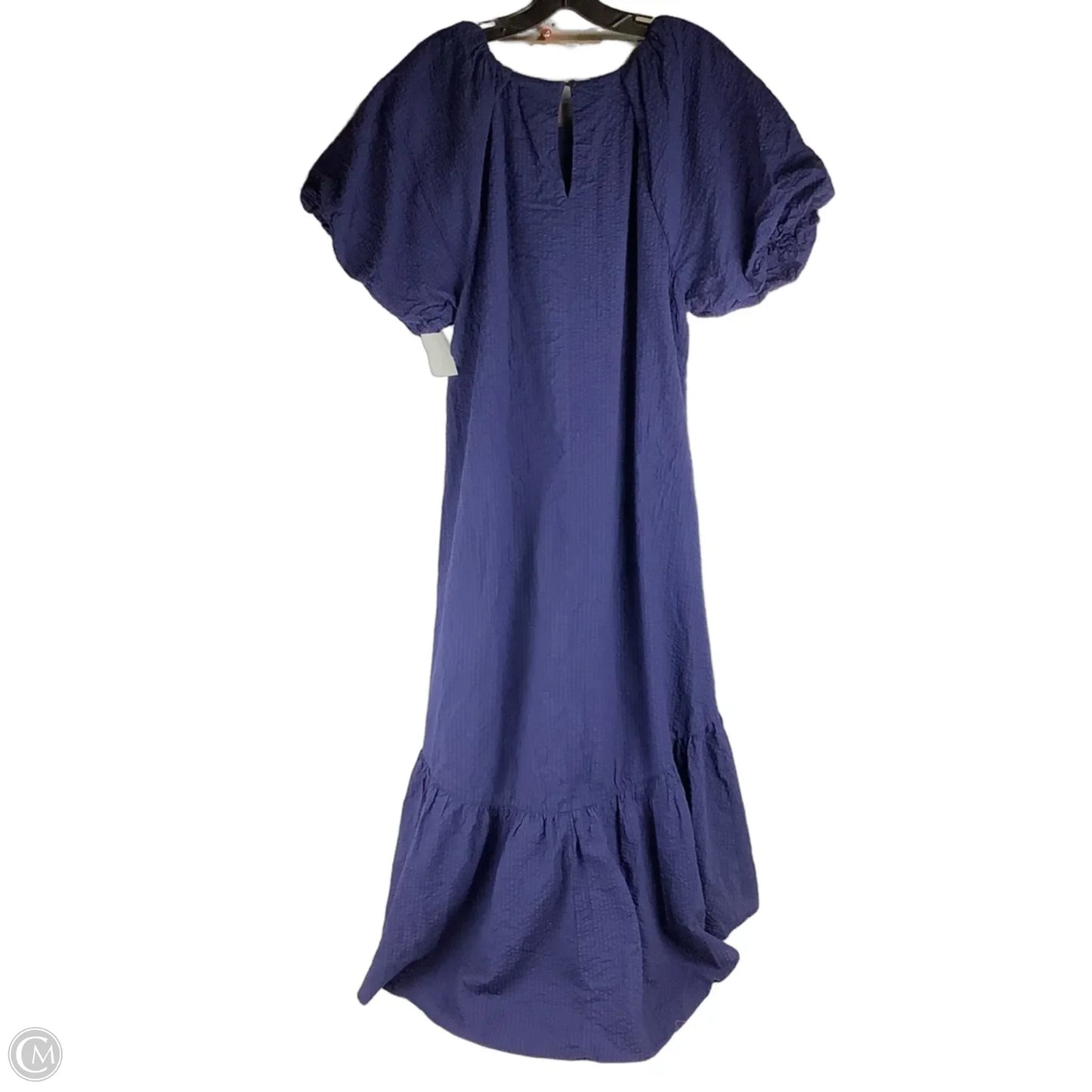 Dress Casual Midi By Cmc In Navy, Size: M