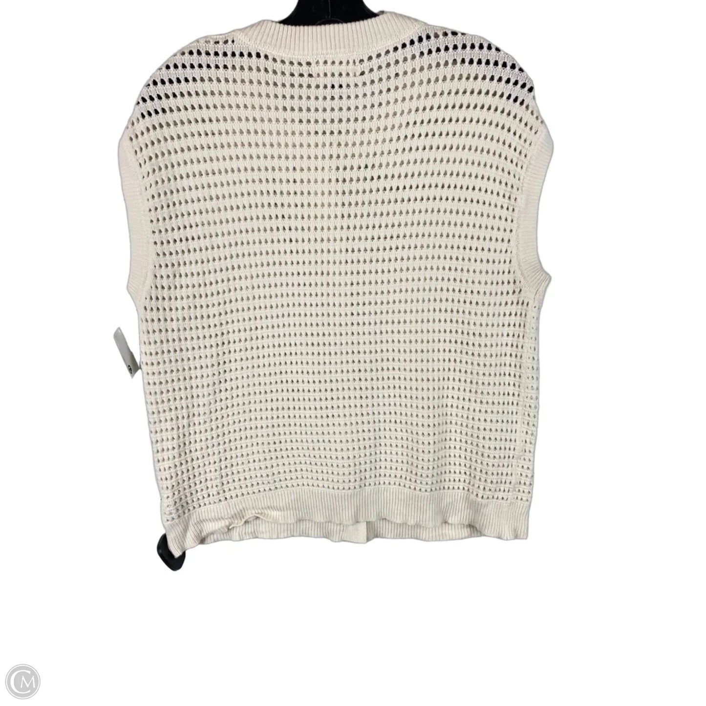 Sweater Short Sleeve By Universal Thread In Cream, Size: S