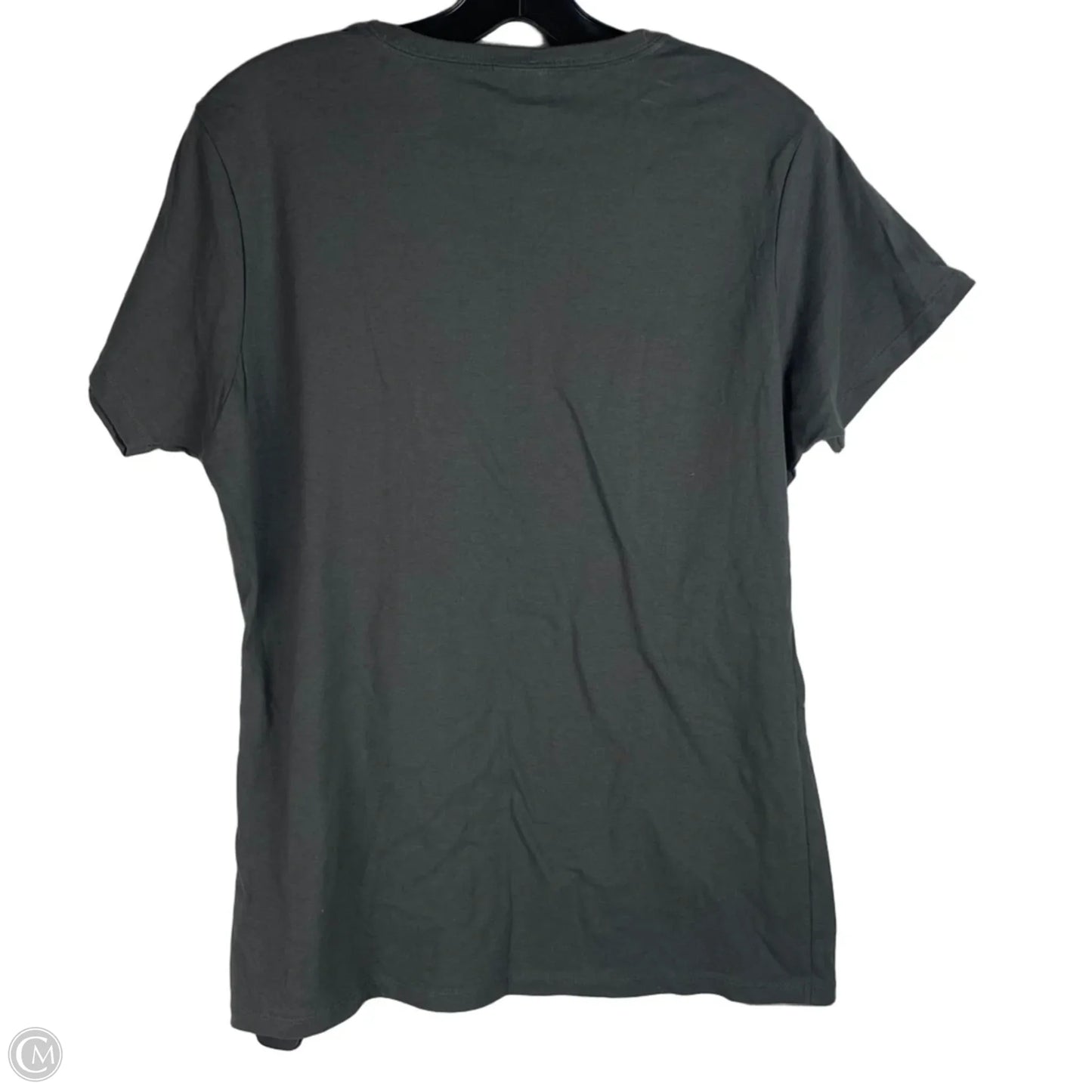 Top Short Sleeve By Disney In Grey & Red, Size: L