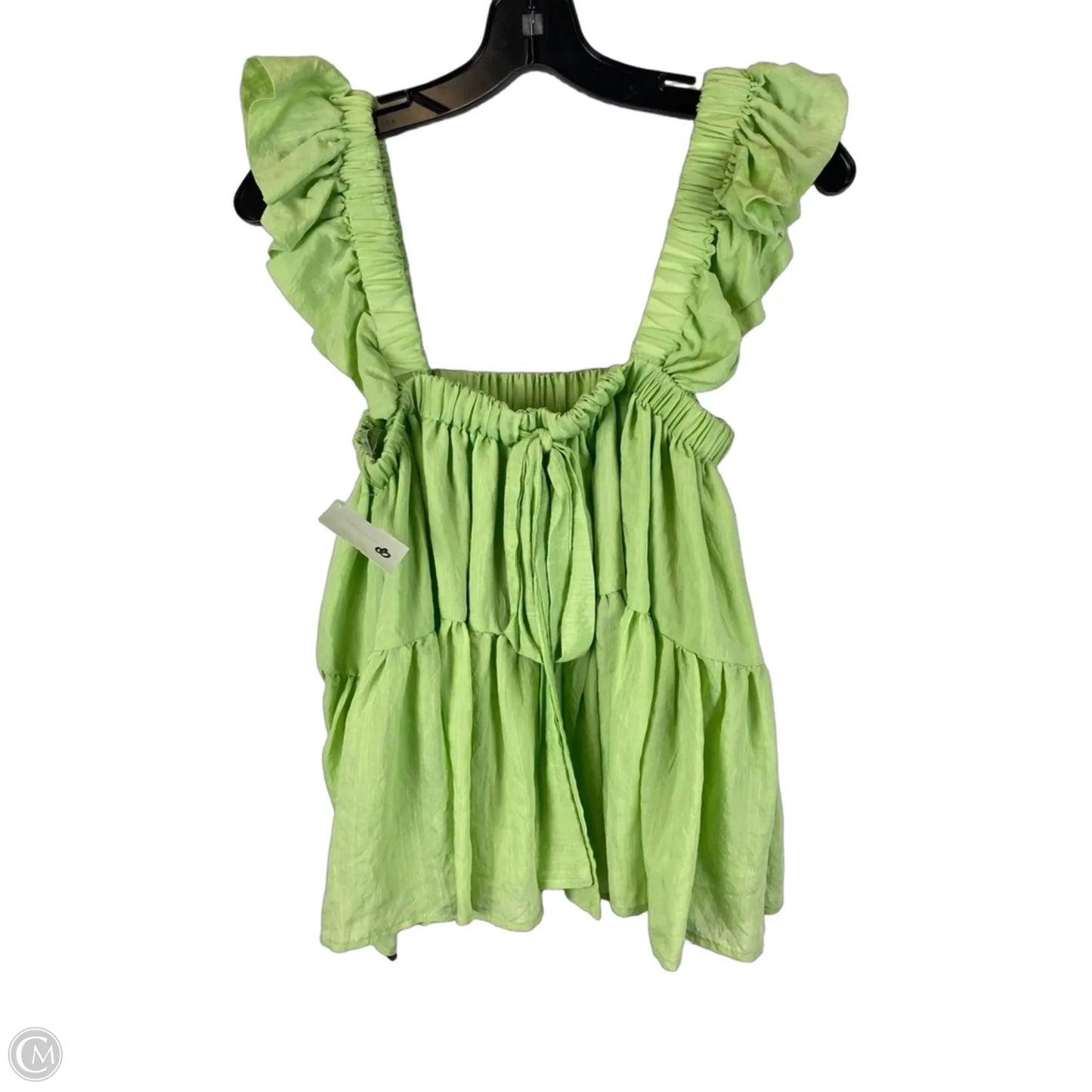 Top Short Sleeve By Vestique In Green, Size: S