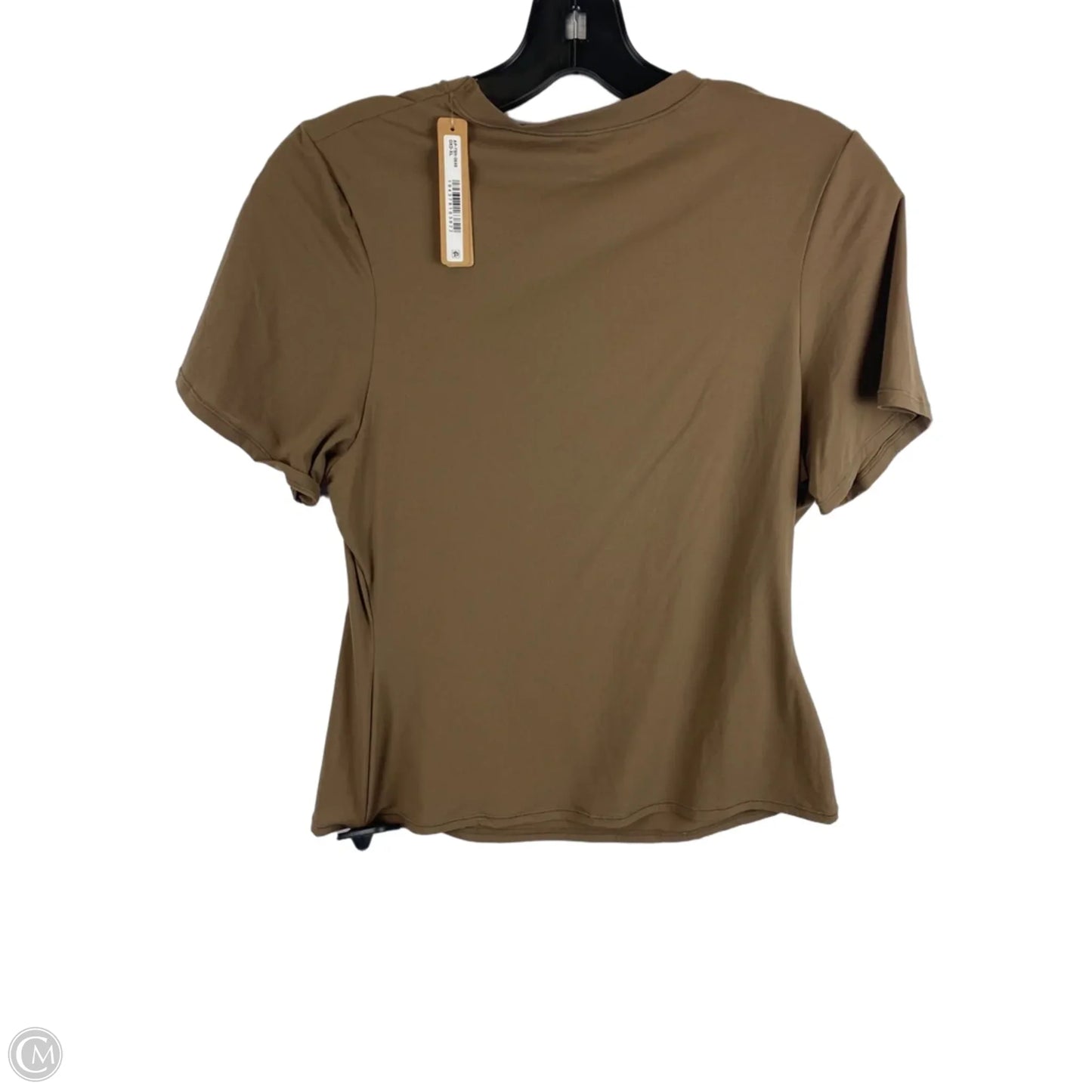 Top Short Sleeve By Skims In Brown, Size: Xl