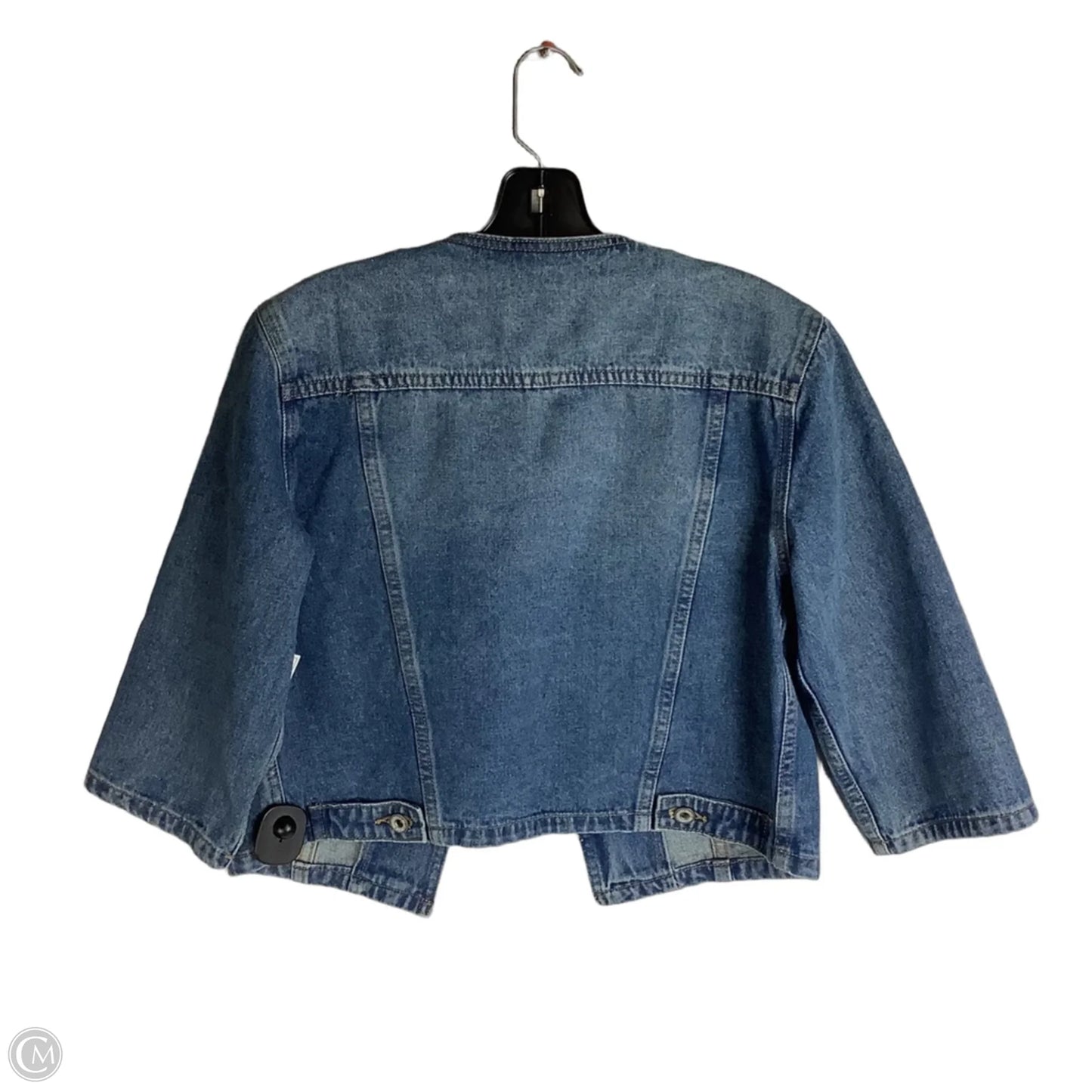 Jacket Denim By Clothes Mentor In Blue Denim, Size: M