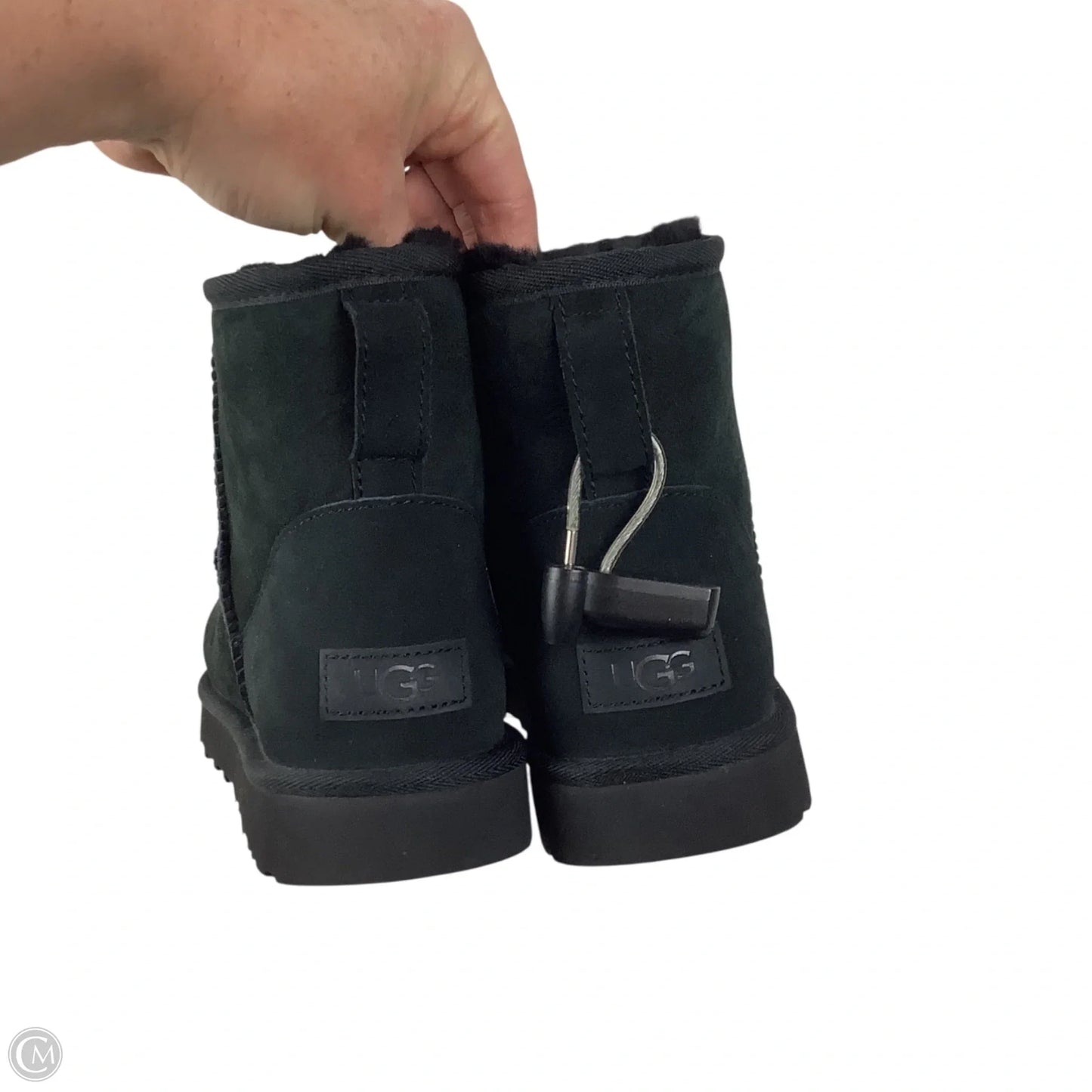 Boots Designer By Ugg In Black, Size: 9