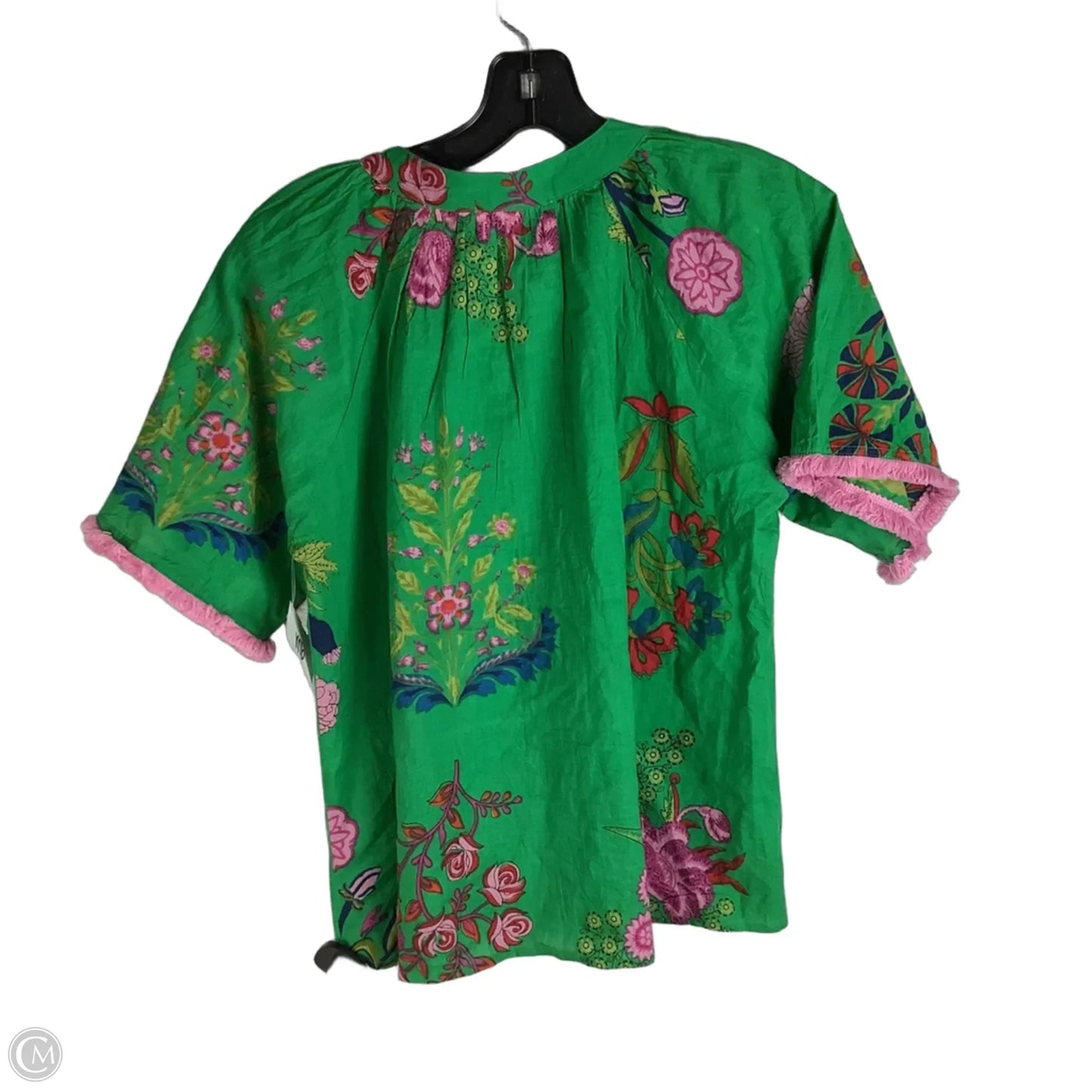 Top Short Sleeve By Thml In Green, Size: Xs