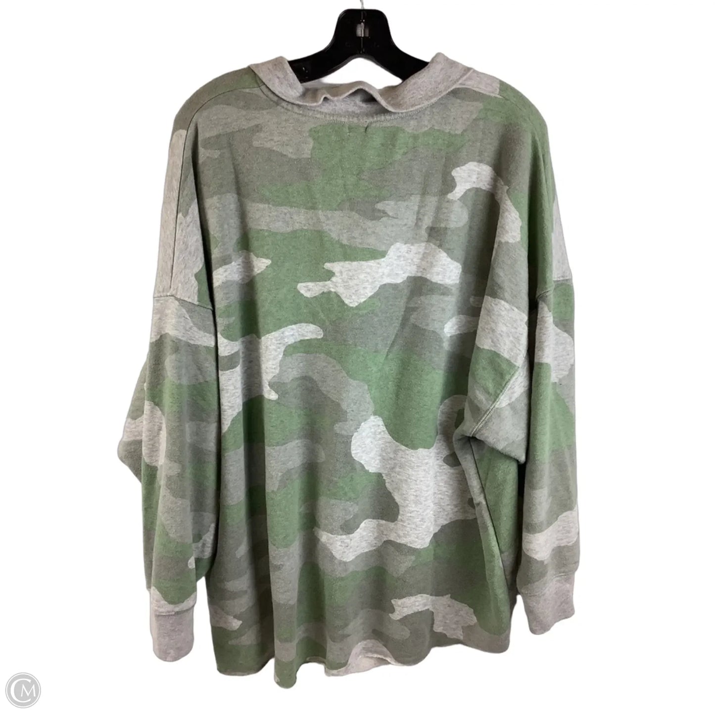 Sweatshirt Collar By Aerie In Camouflage Print, Size: Xl