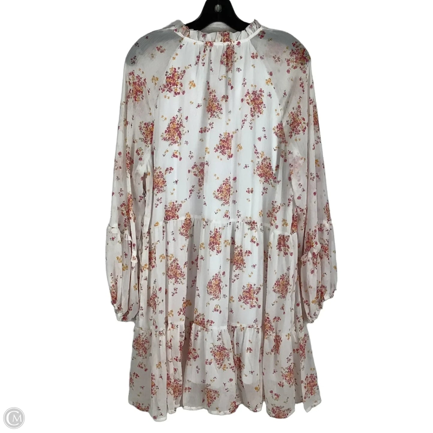 Dress Party Midi By Vince Camuto In Floral Print, Size: L