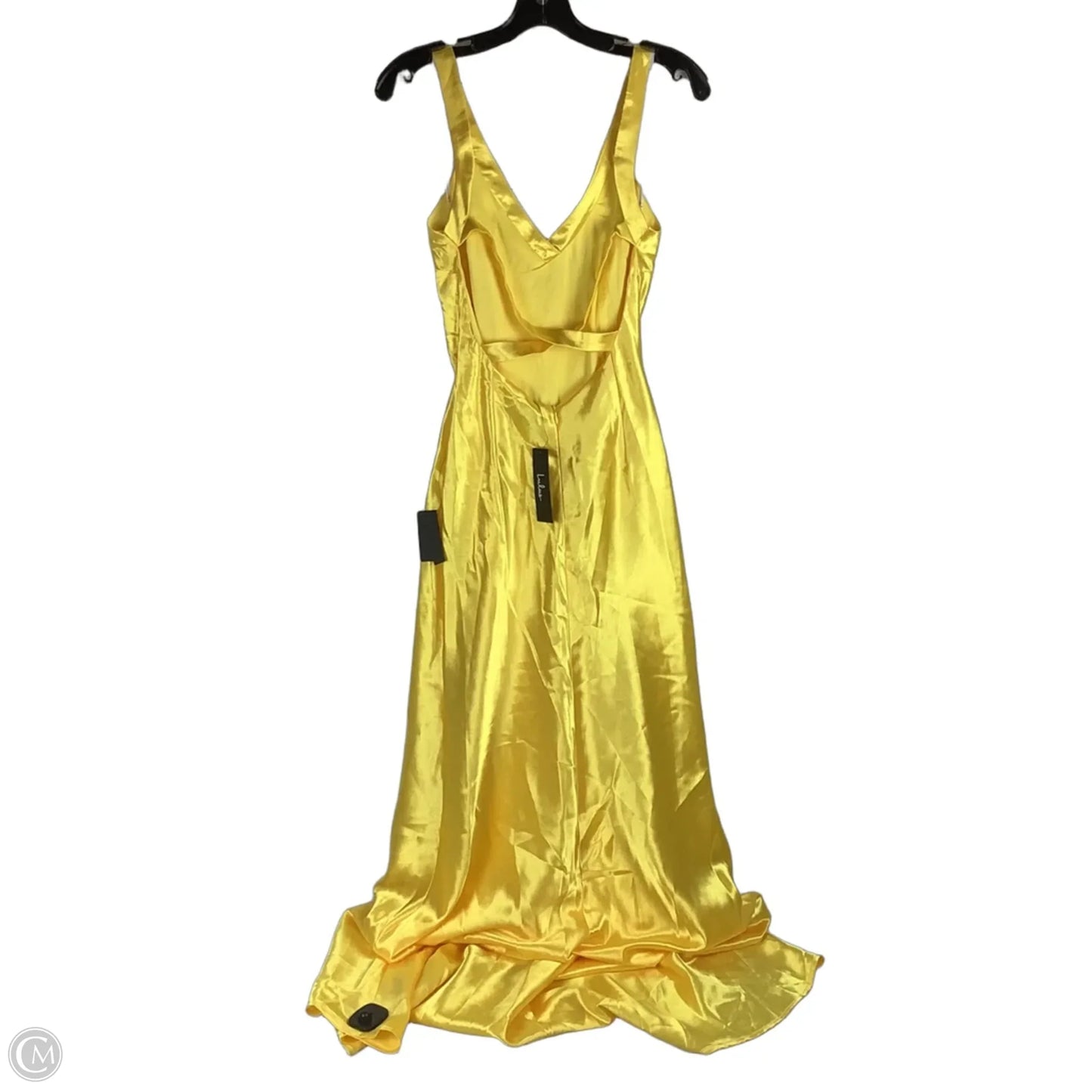 Dress Party Long By Lulus In Yellow, Size: S