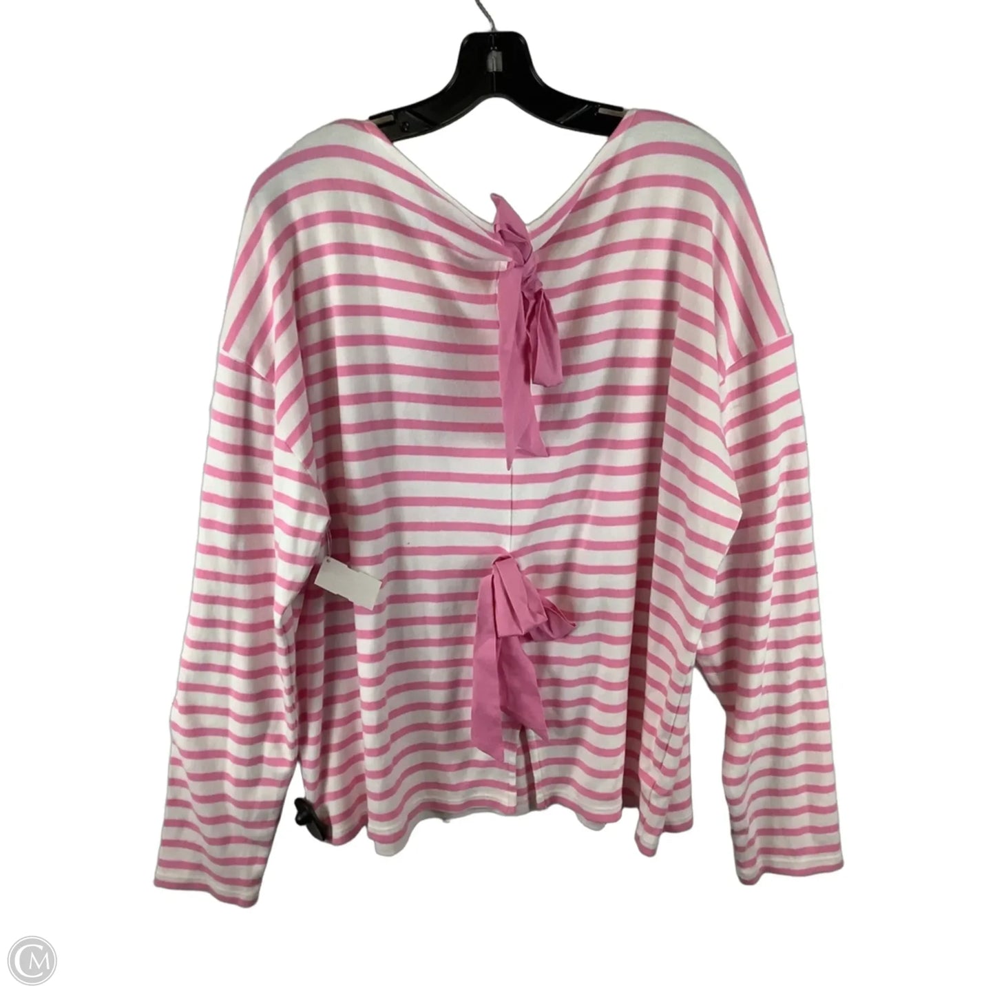 Top Long Sleeve By Crown And Ivy In Striped Pattern, Size: Xxl