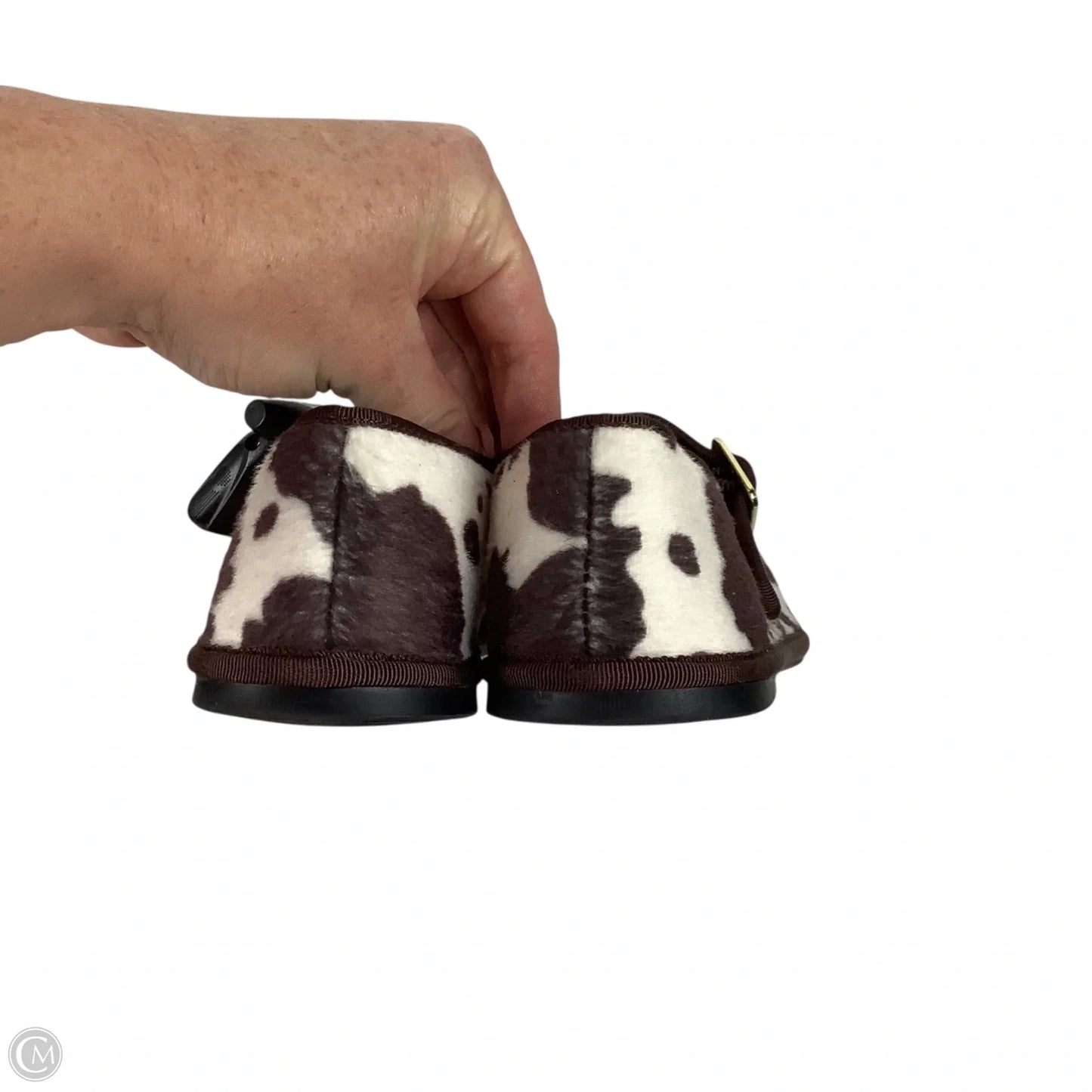 Shoes Flats By Universal Thread In Brown & White, Size: 7