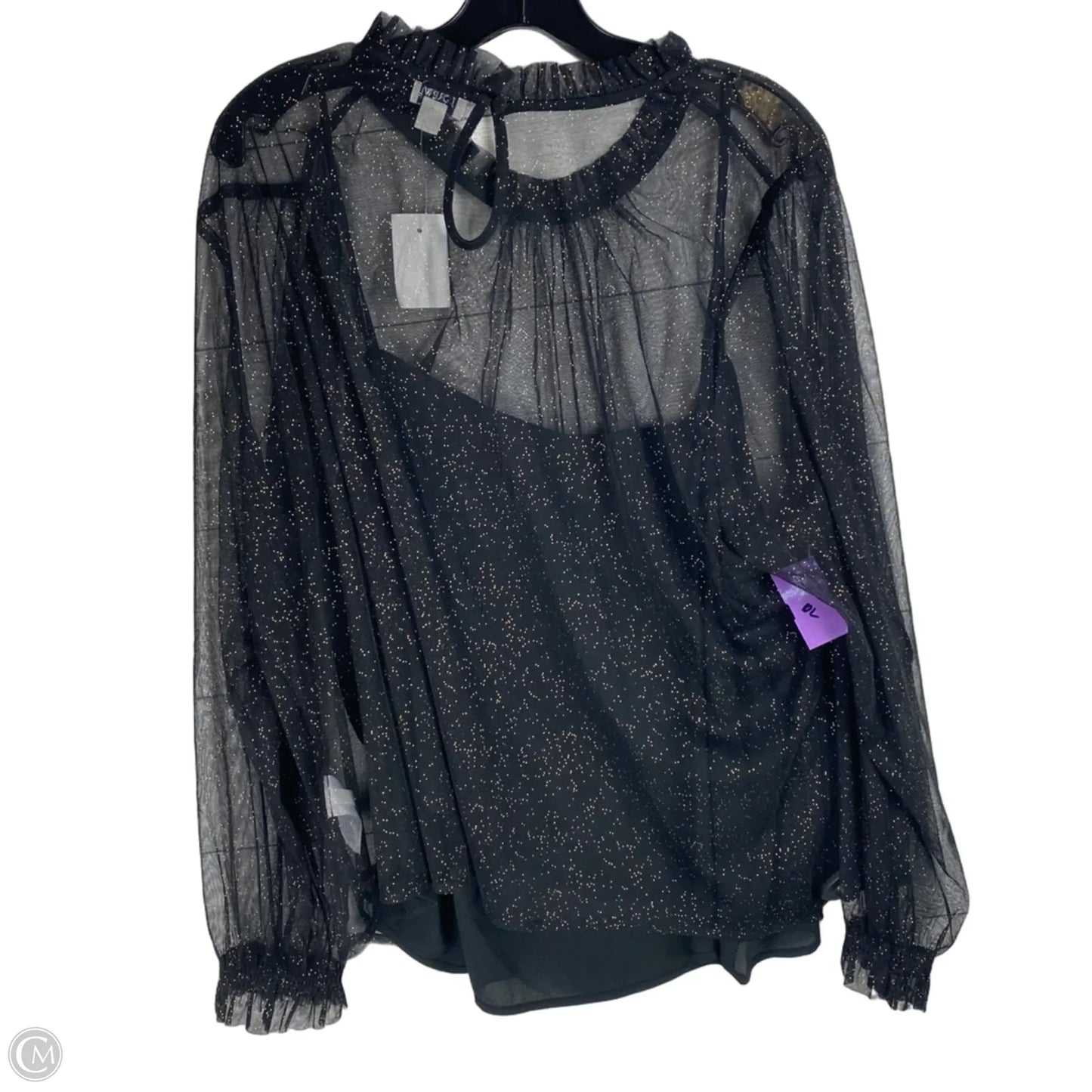 Top Long Sleeve By J. Crew In Black, Size: 3x