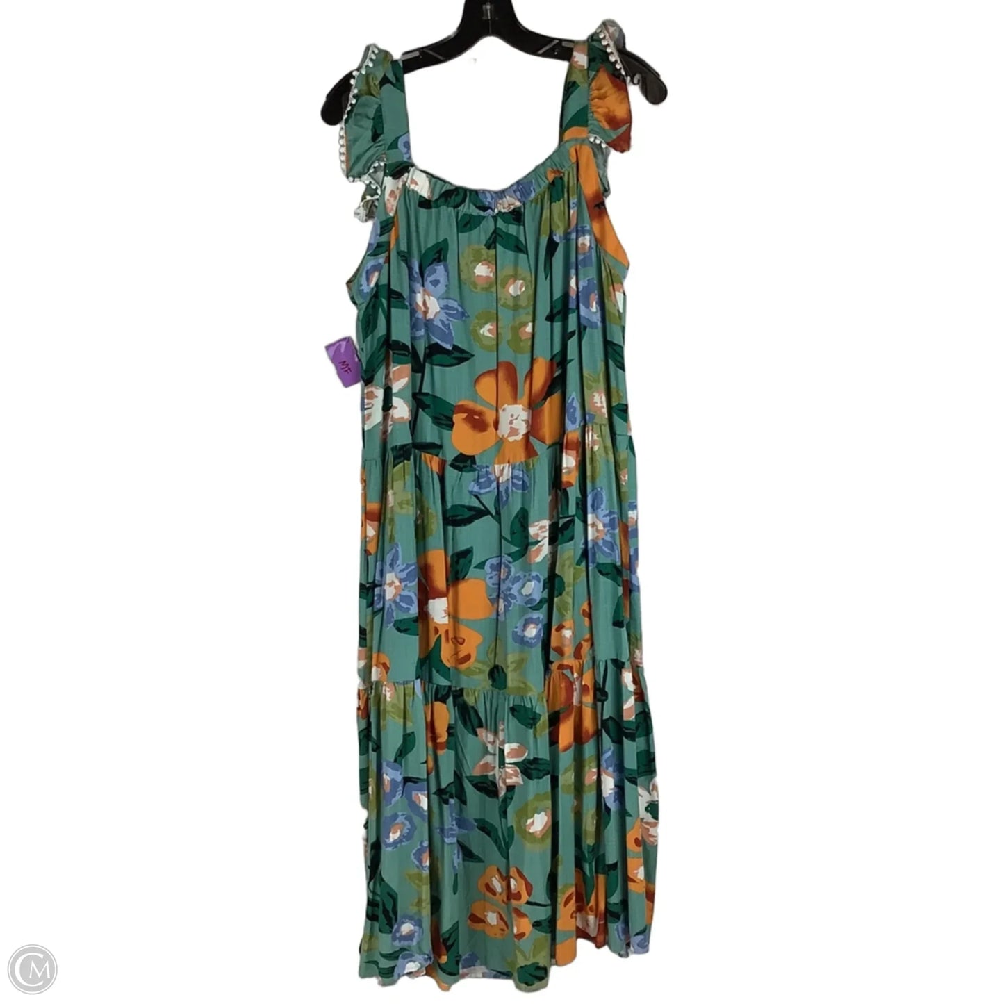 Dress Casual Maxi By Thml In Green, Size: L