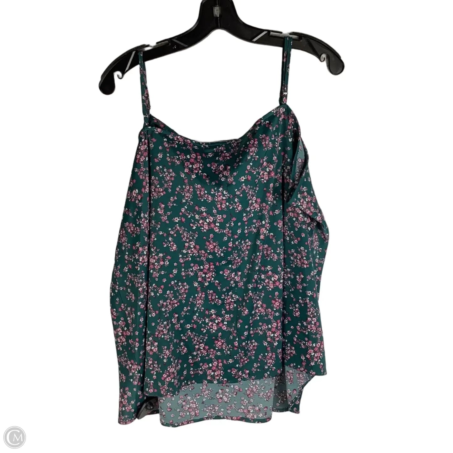 Top Sleeveless By Lane Bryant In Green, Size: 2x (24)
