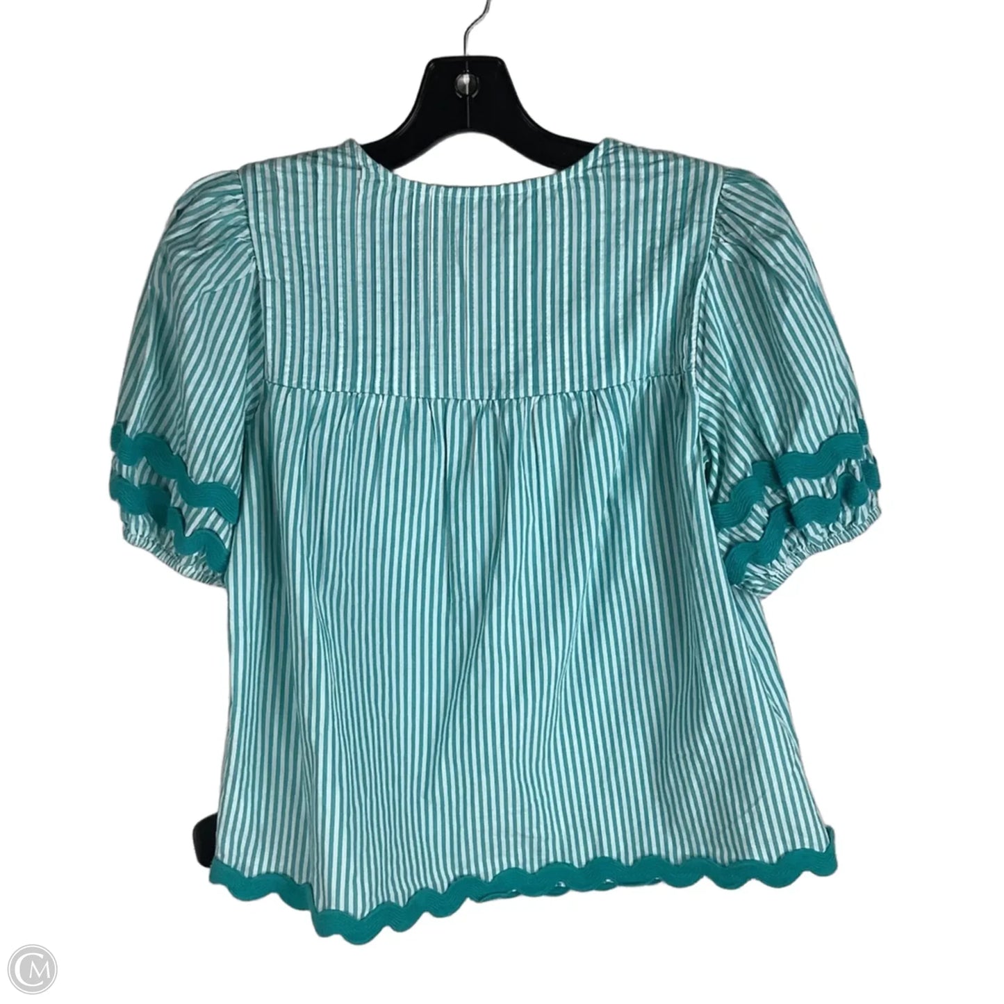 Top Short Sleeve By Crown And Ivy In Striped Pattern, Size: Sp