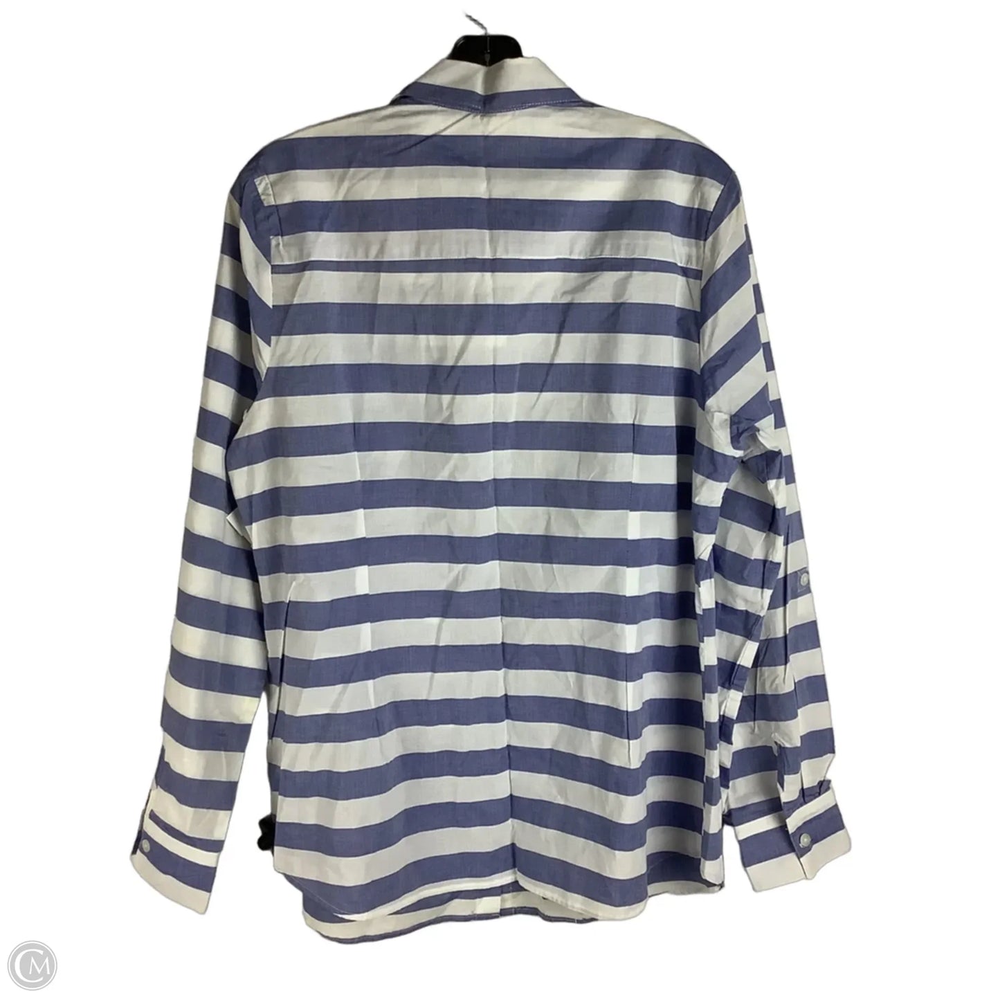 Top Long Sleeve By Zac And Rachel In Striped Pattern, Size: L