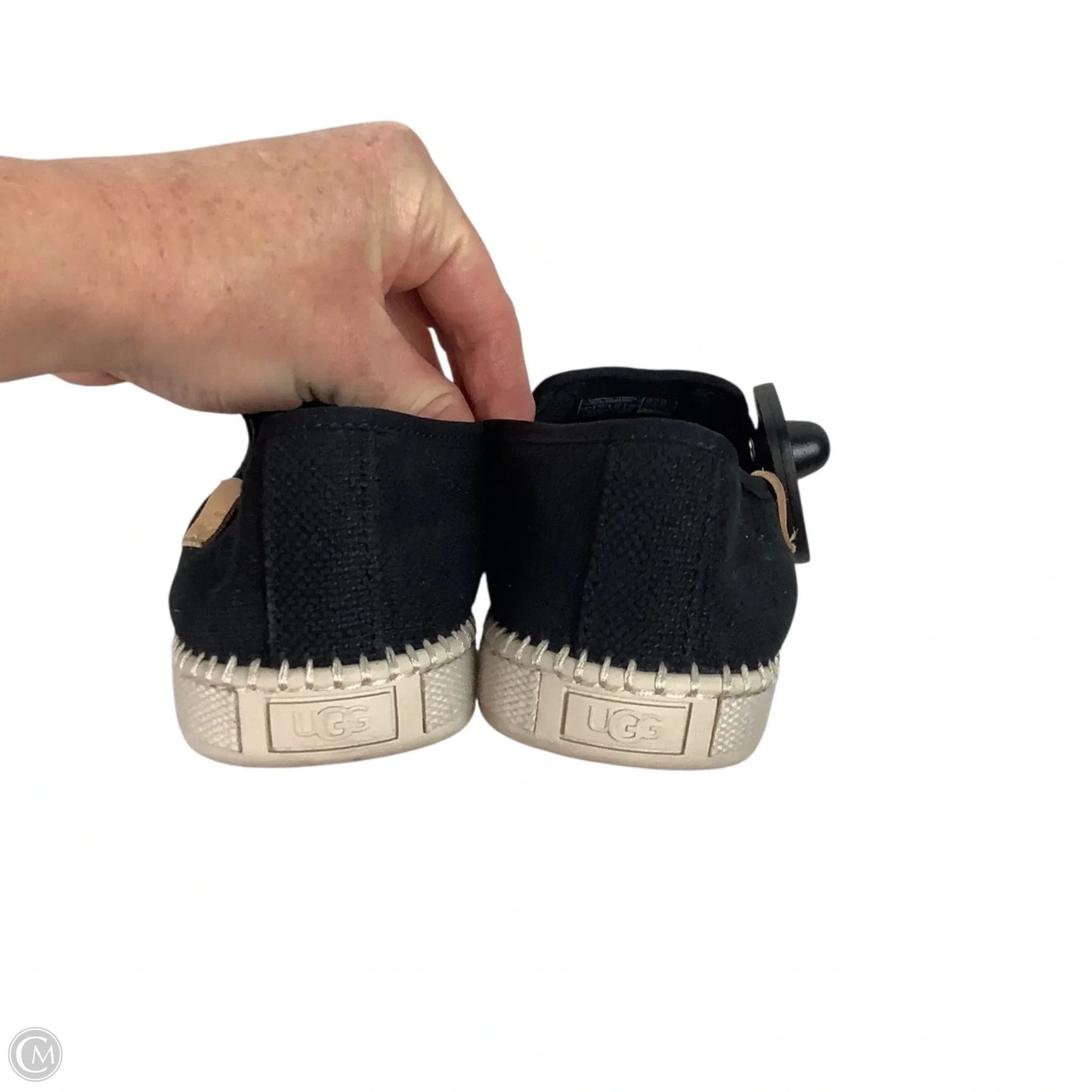 Shoes Flats By Ugg In Black, Size: 7