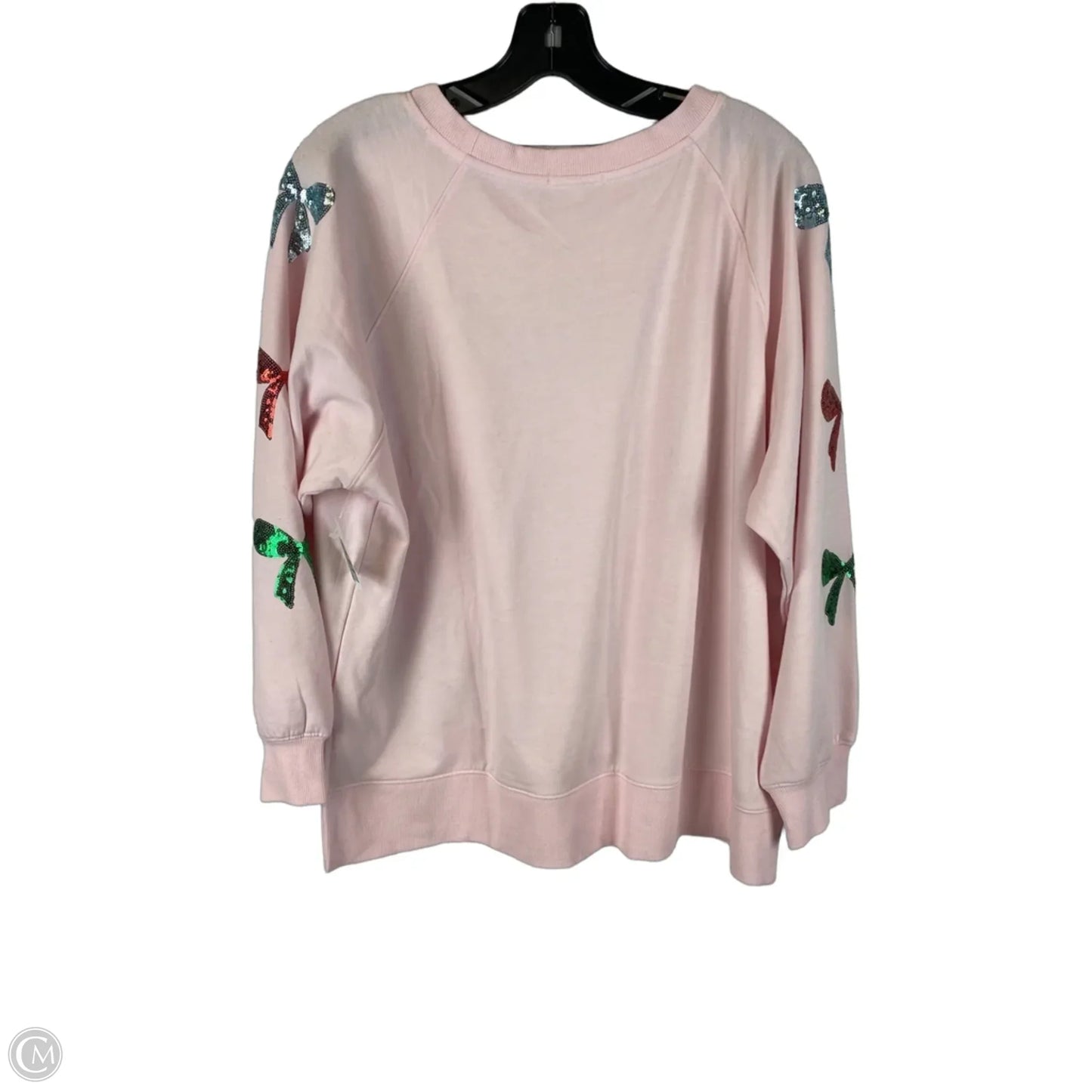 Top Long Sleeve By Mary Square In Pink, Size: Xl