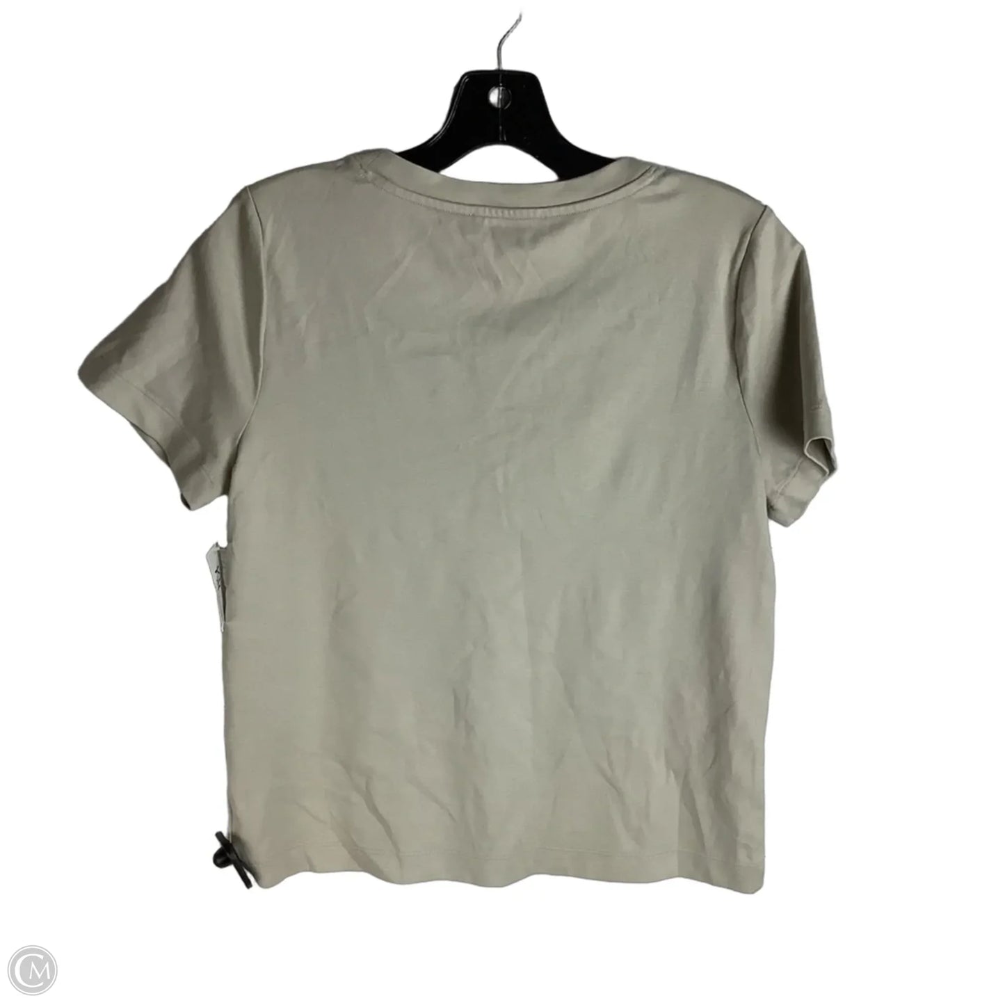 Top Short Sleeve By Spanx In Taupe, Size: M