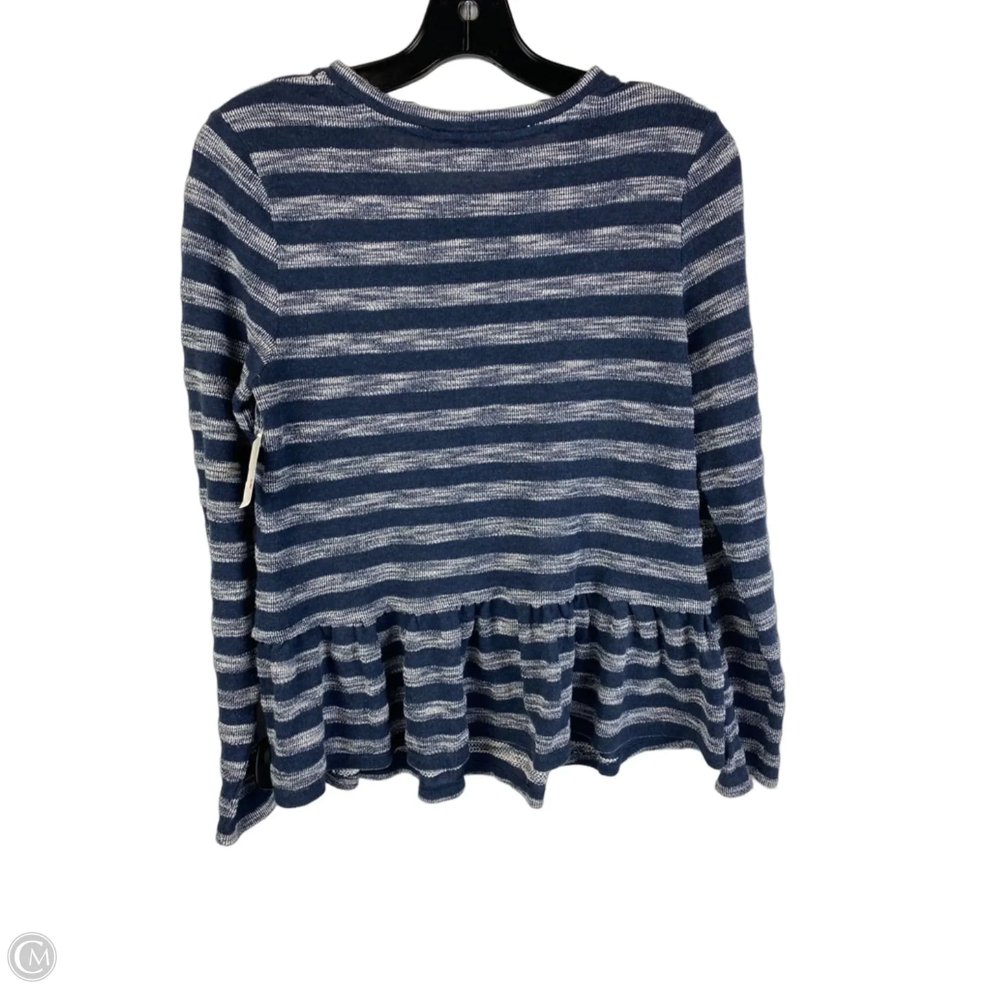 Top Long Sleeve By Anthropologie In Plaid Pattern, Size: S