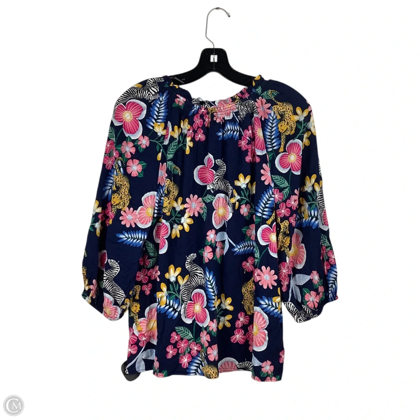 Top Short Sleeve By Crown And Ivy In Floral Print, Size: S