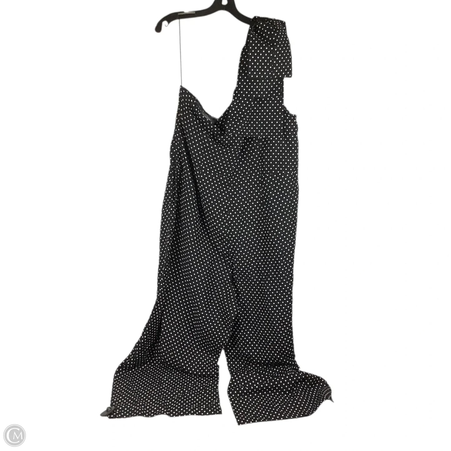 Jumpsuit Designer By Kate Spade TARGET In Black & White, Size: 22